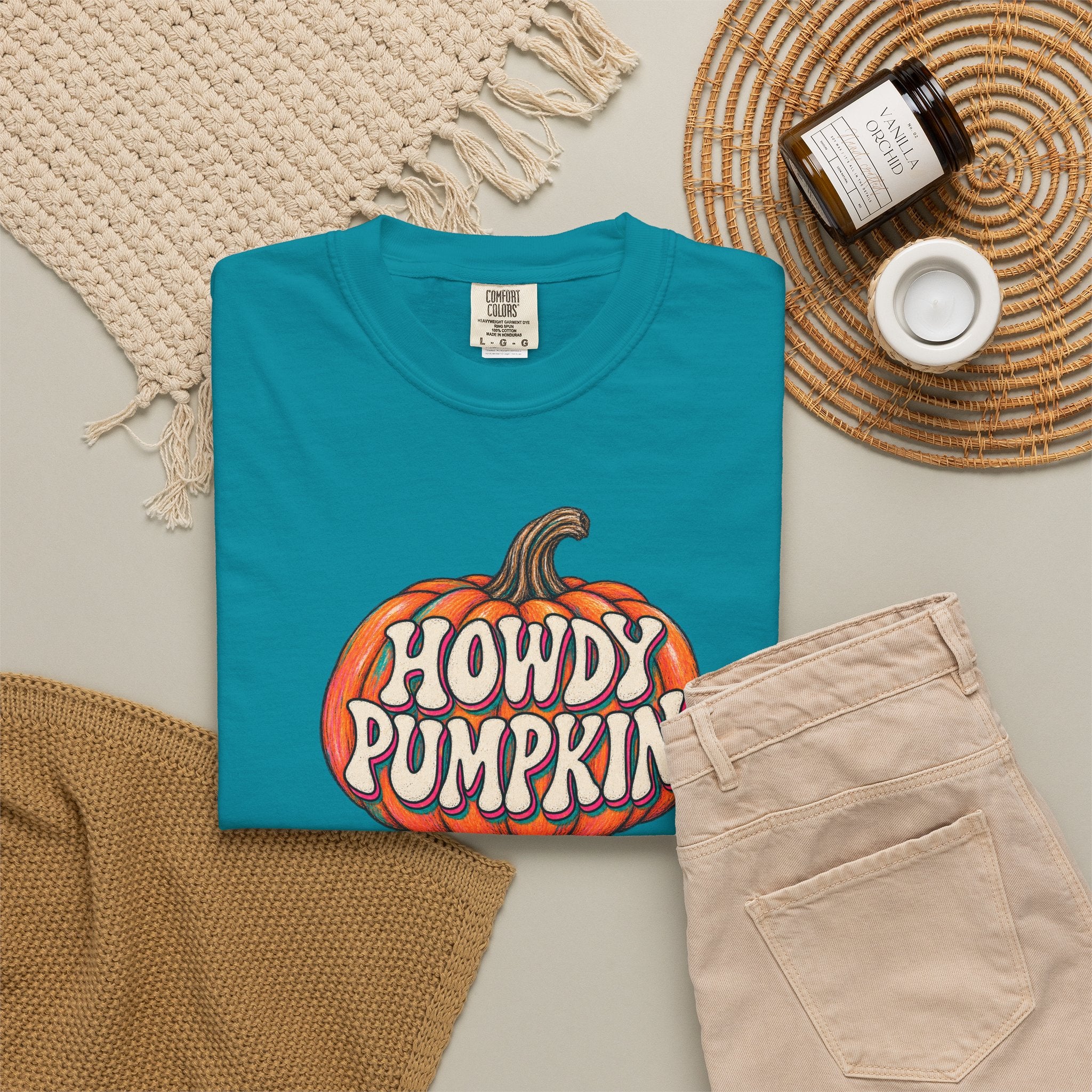 Howdy Pumpkin T-Shirt — Fall Western Graphic Tee