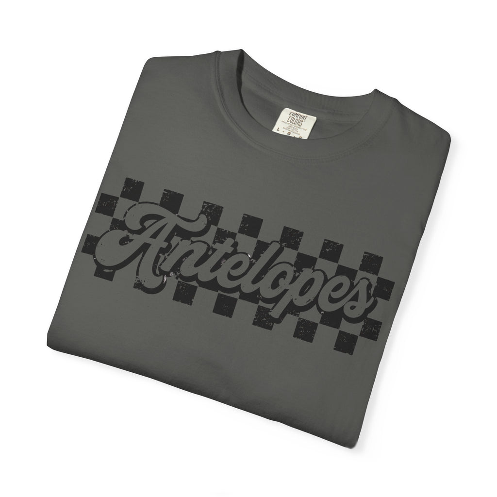 Antelopes Checkerboard Graphic T-Shirt