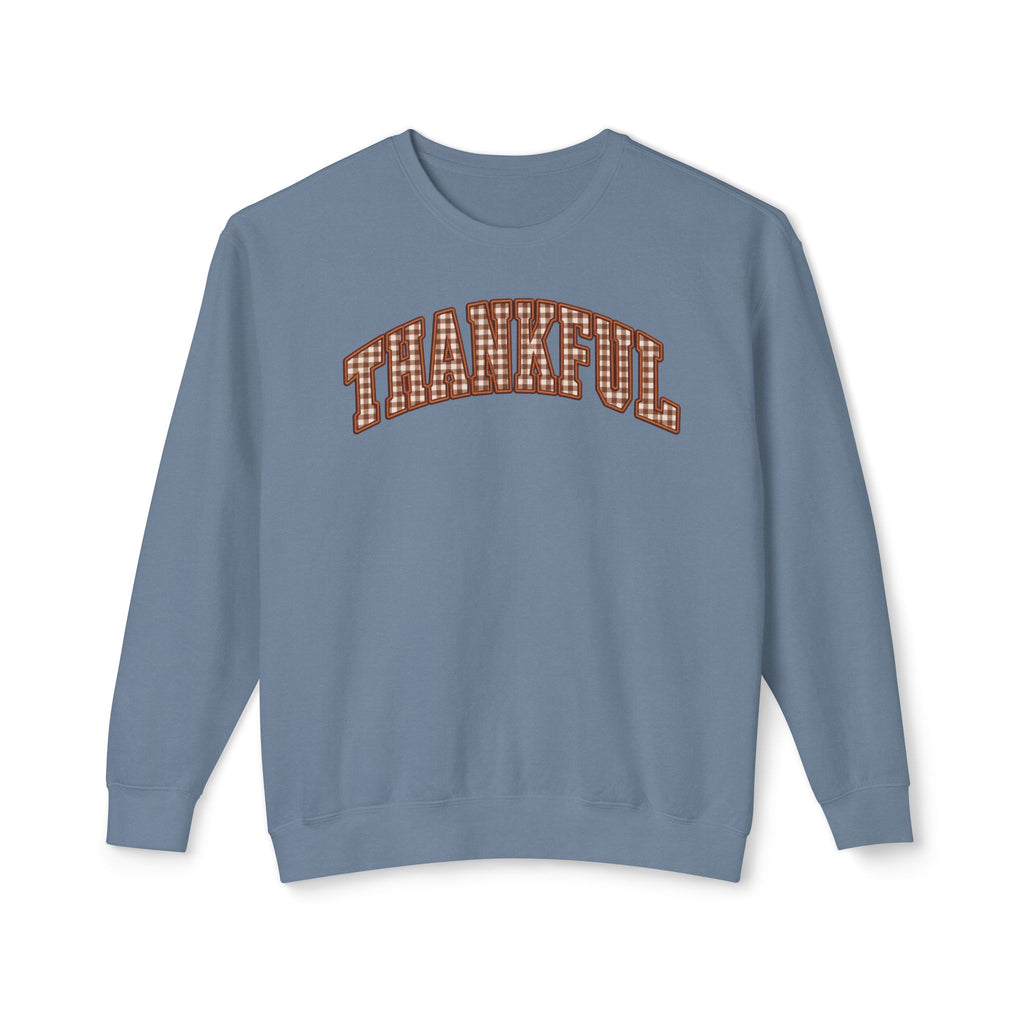Thankful Crewneck Sweatshirt — Cozy Thanksgiving Pullover