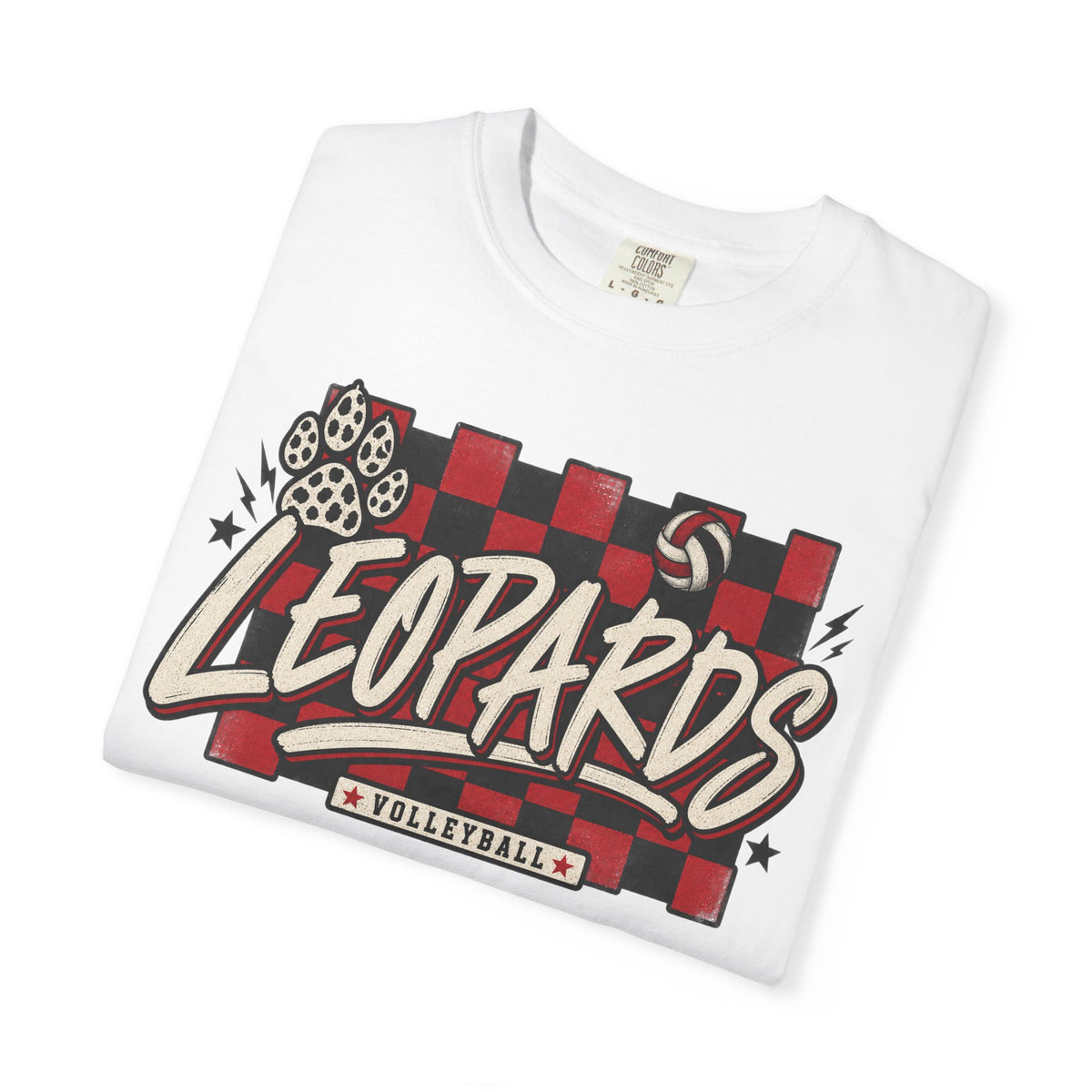 Leopards Volleyball Graphic T-Shirt