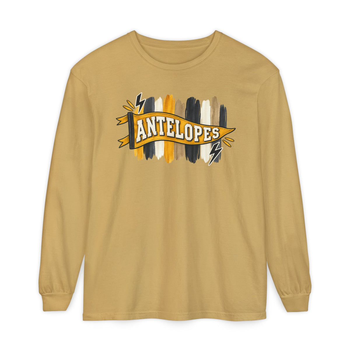 Antelopes Brushstroke Long Sleeve Tee