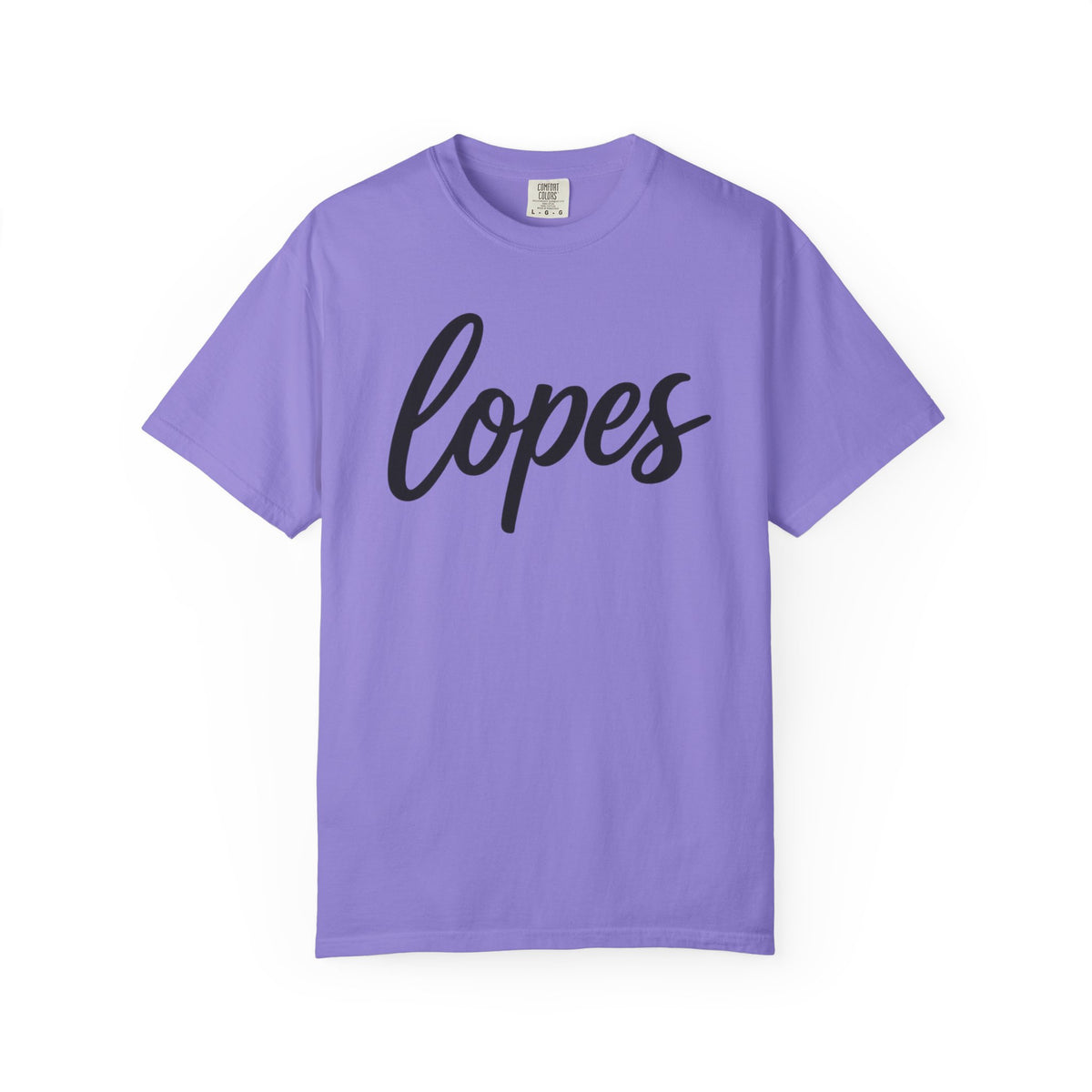 Lopes Script Tee — Personalized Name Graphic T-Shirt