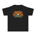 Youth Halloween T-Shirt - "Trick or Treat" Pumpkin Graphic