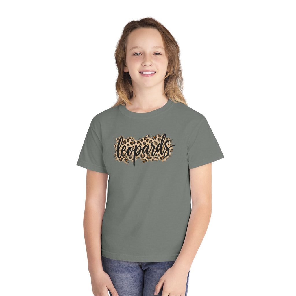 Leopards Youth Tee — Leopard Print Team Shirt