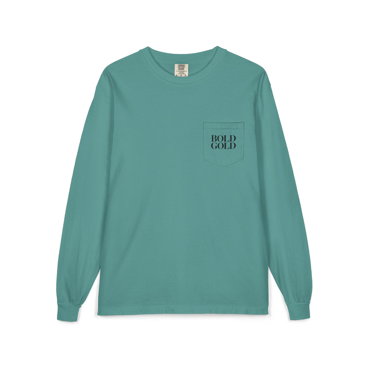 Bold Gold Antelopes Long Sleeve Pocket Tee