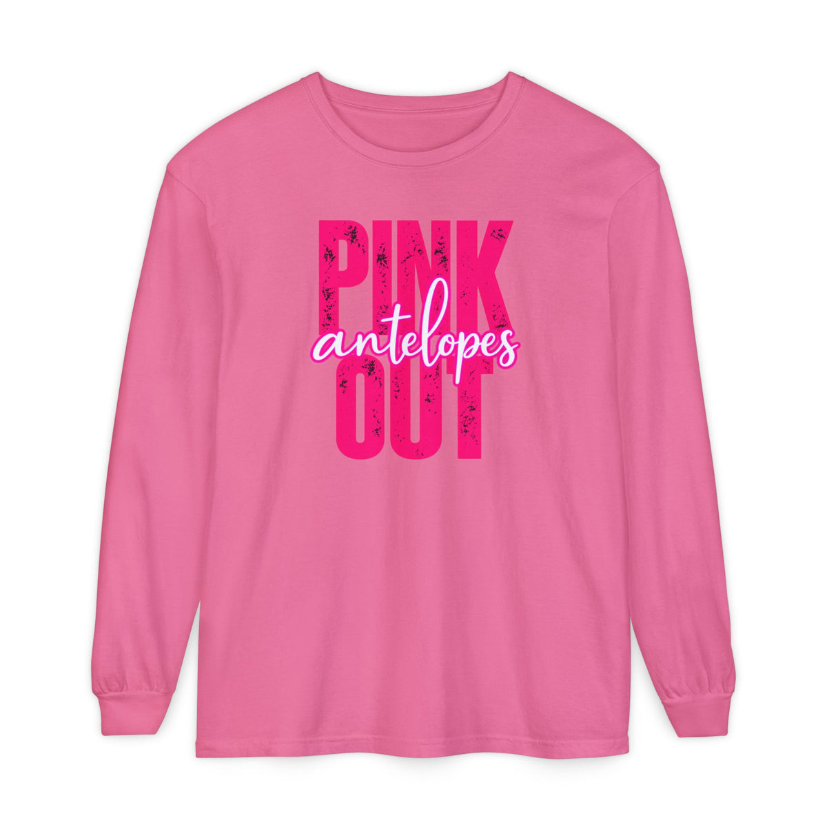Pink Out Antelopes Long Sleeve Tee