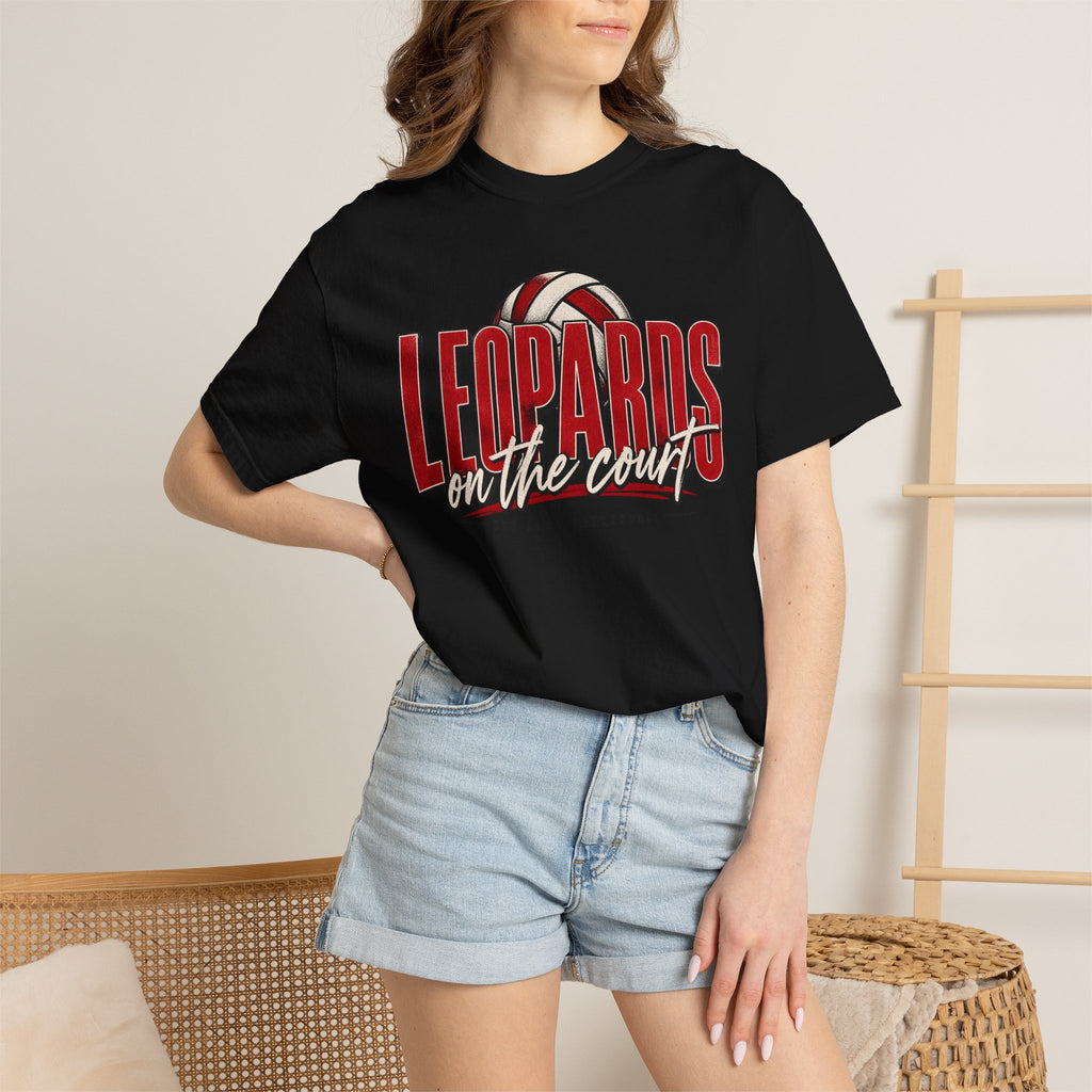 Leopards On The Court Volleyball T-Shirt