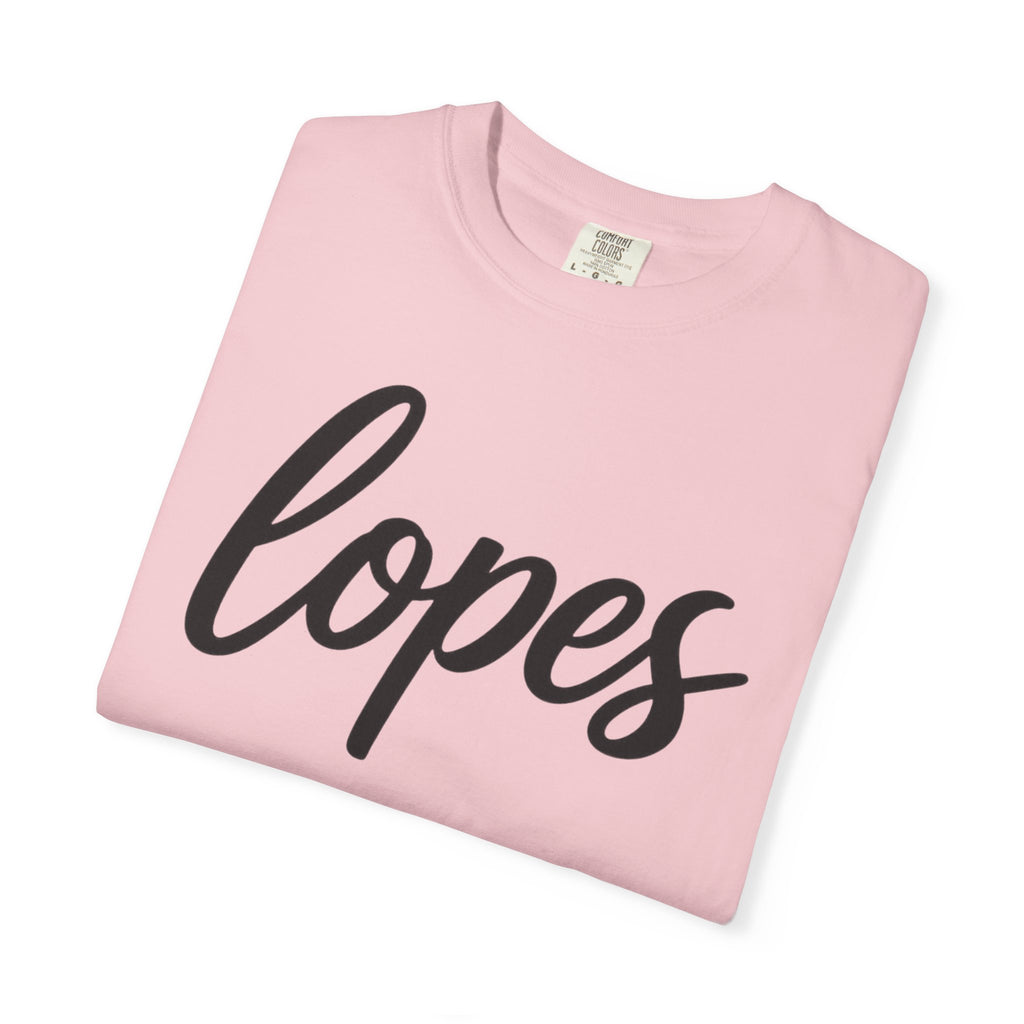 Lopes Script Tee — Personalized Name Graphic T-Shirt