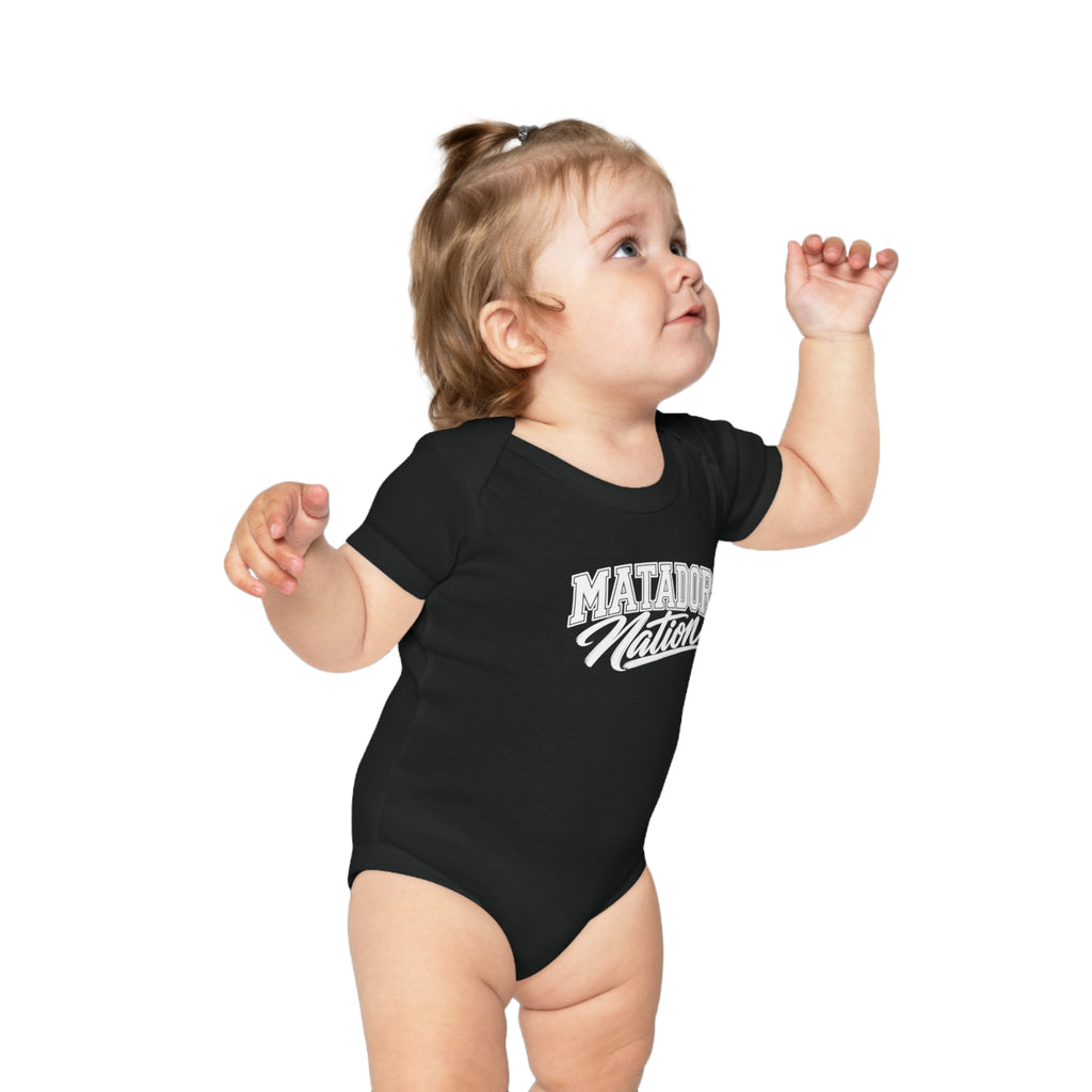 Matador Nation Baby Bodysuit — Combed Cotton Infant Onesie
