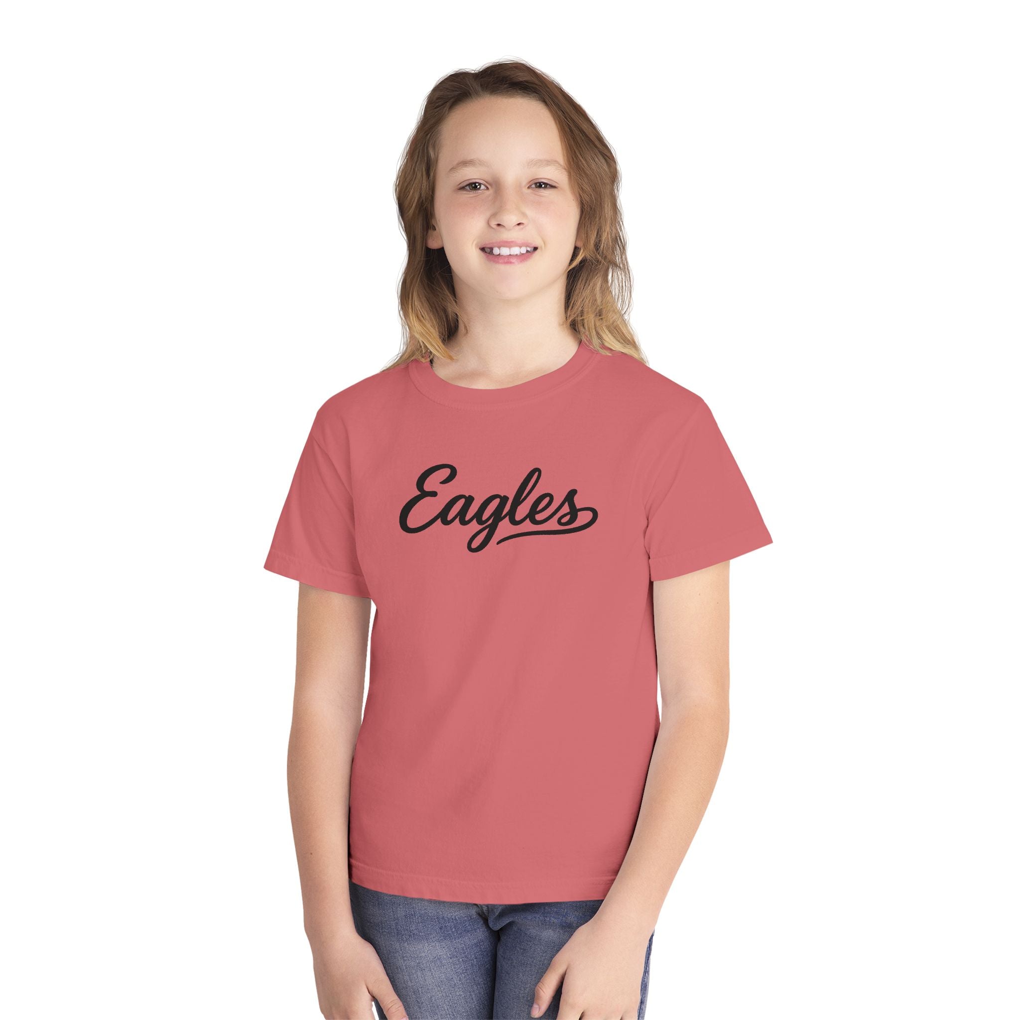 Eagles Script Youth T‑Shirt