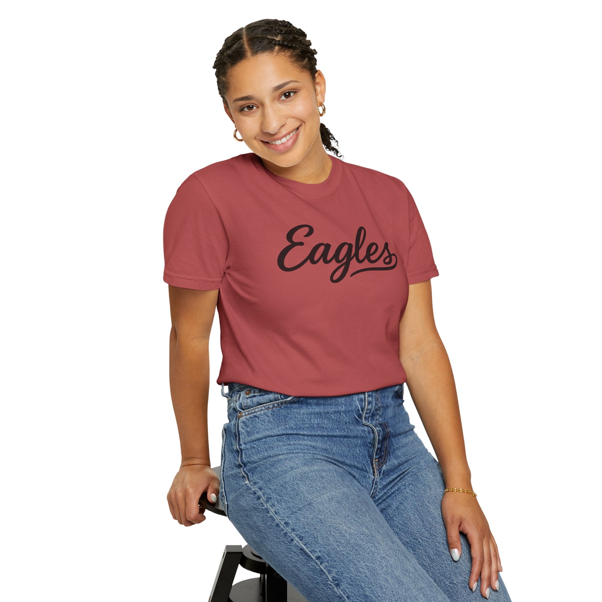 Eagles Script Tee — Vintage Athletic Logo T-Shirt