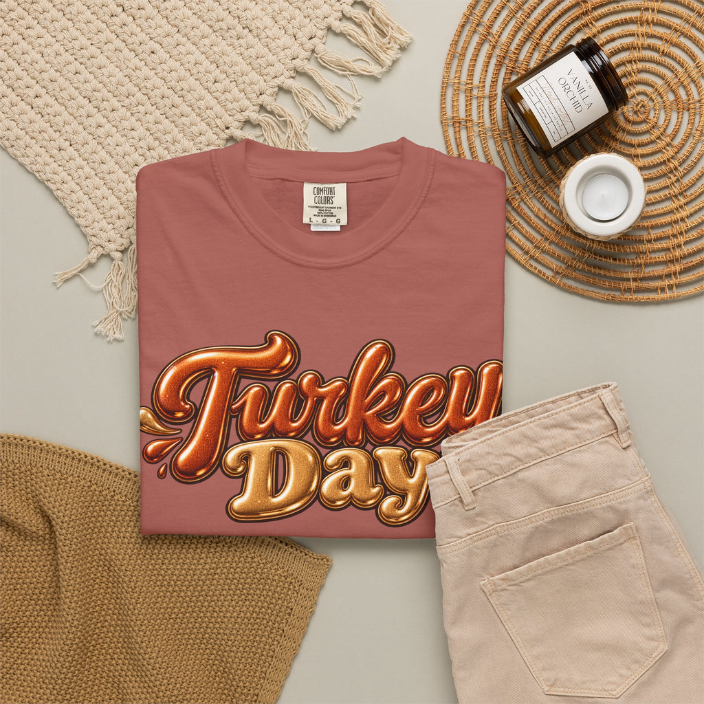 Turkey Day T‑Shirt — Thanksgiving Graphic Tee