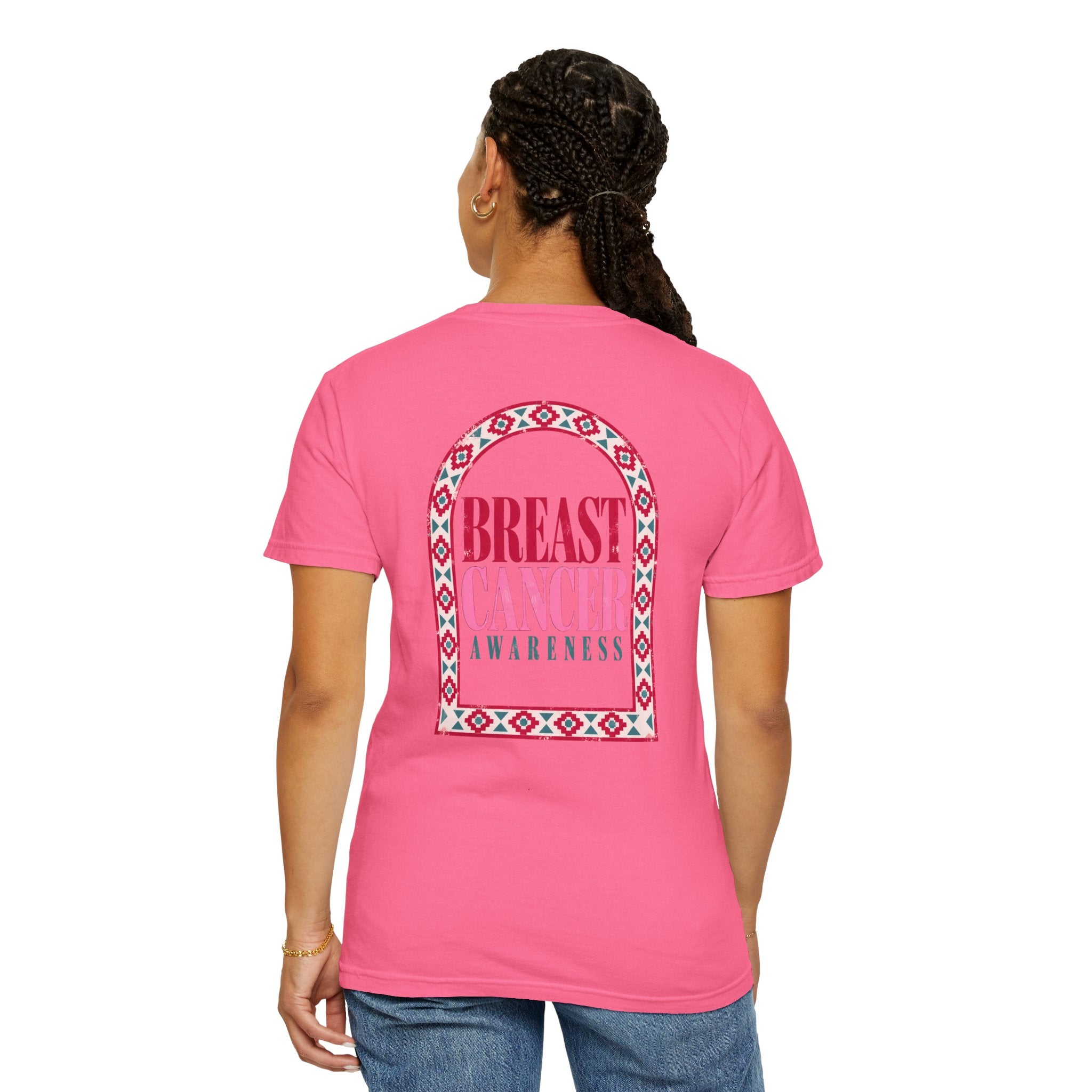 Breast Cancer Awareness T-Shirt — Pink Arch Design