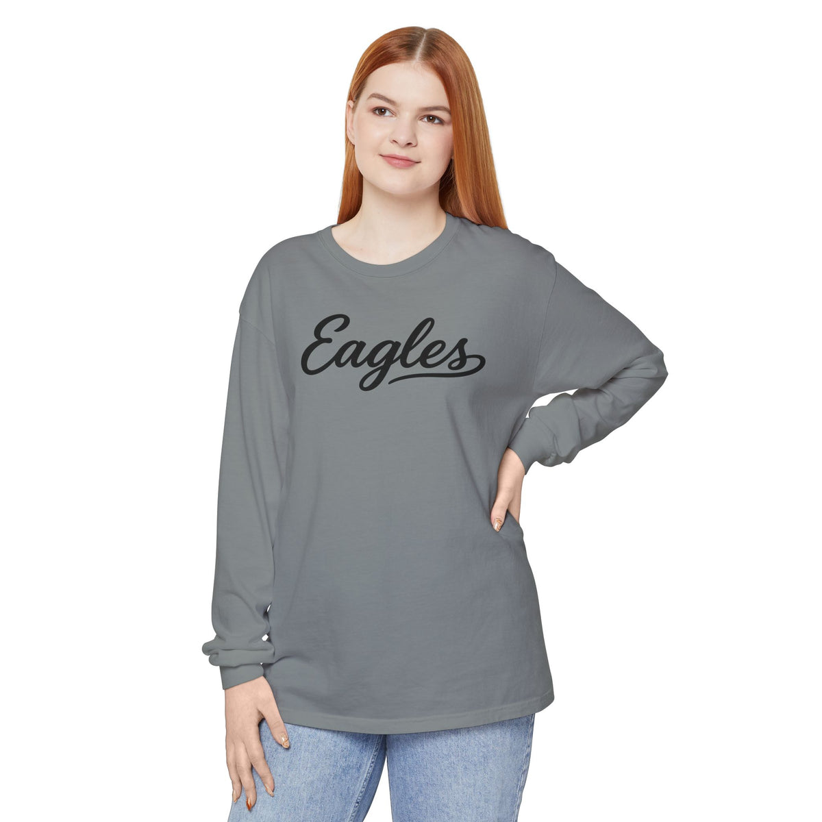 Eagles Script Long Sleeve Tee