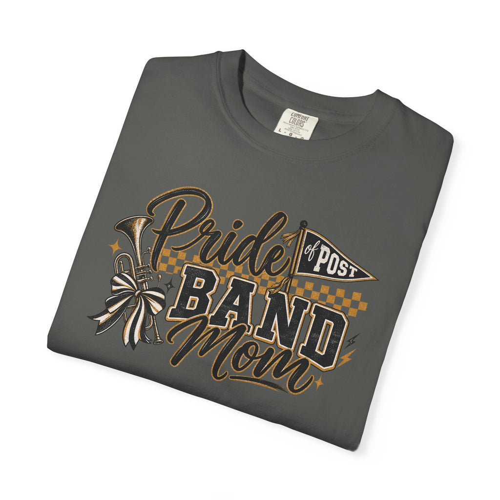 Band Mom T-Shirt — "Pride Post" Graphic Tee for Marching Band Parents