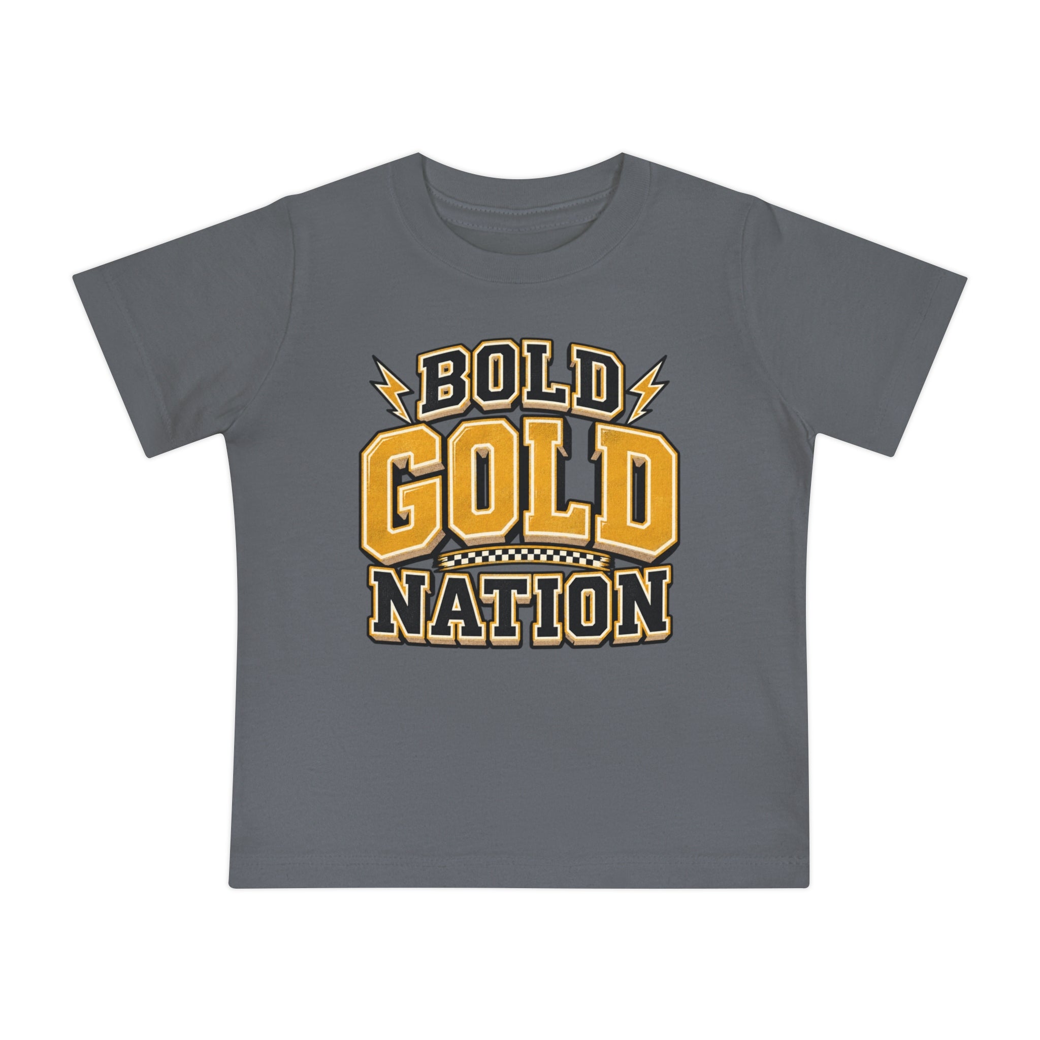 Bold Gold Nation Baby T-Shirt — Sports Team Infant Tee