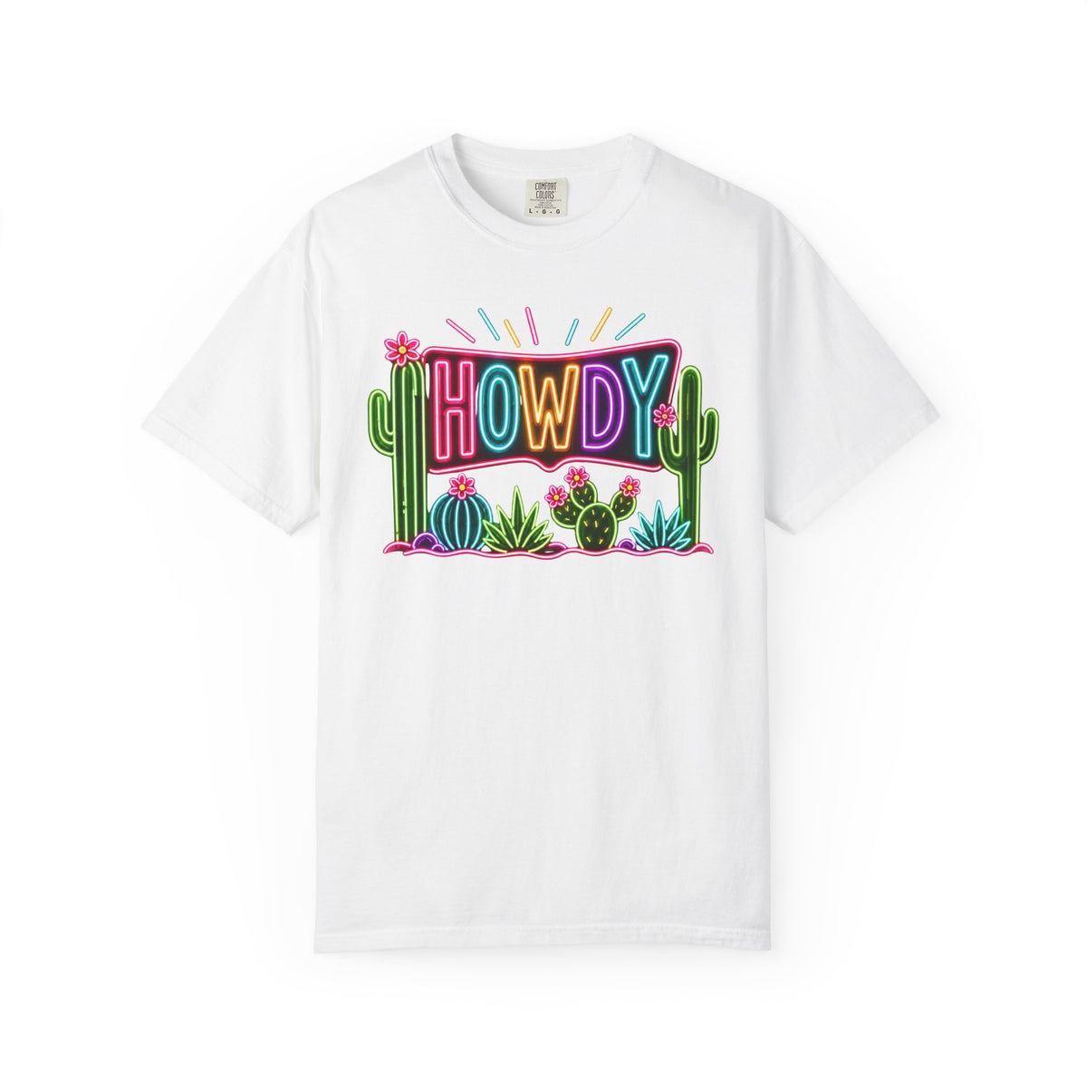 Neon Howdy Cactus T-Shirt