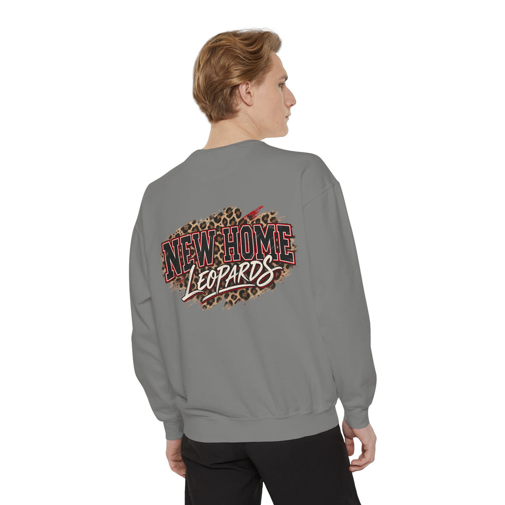 New Home Leopards Leopard-Print Crewneck Sweatshirt