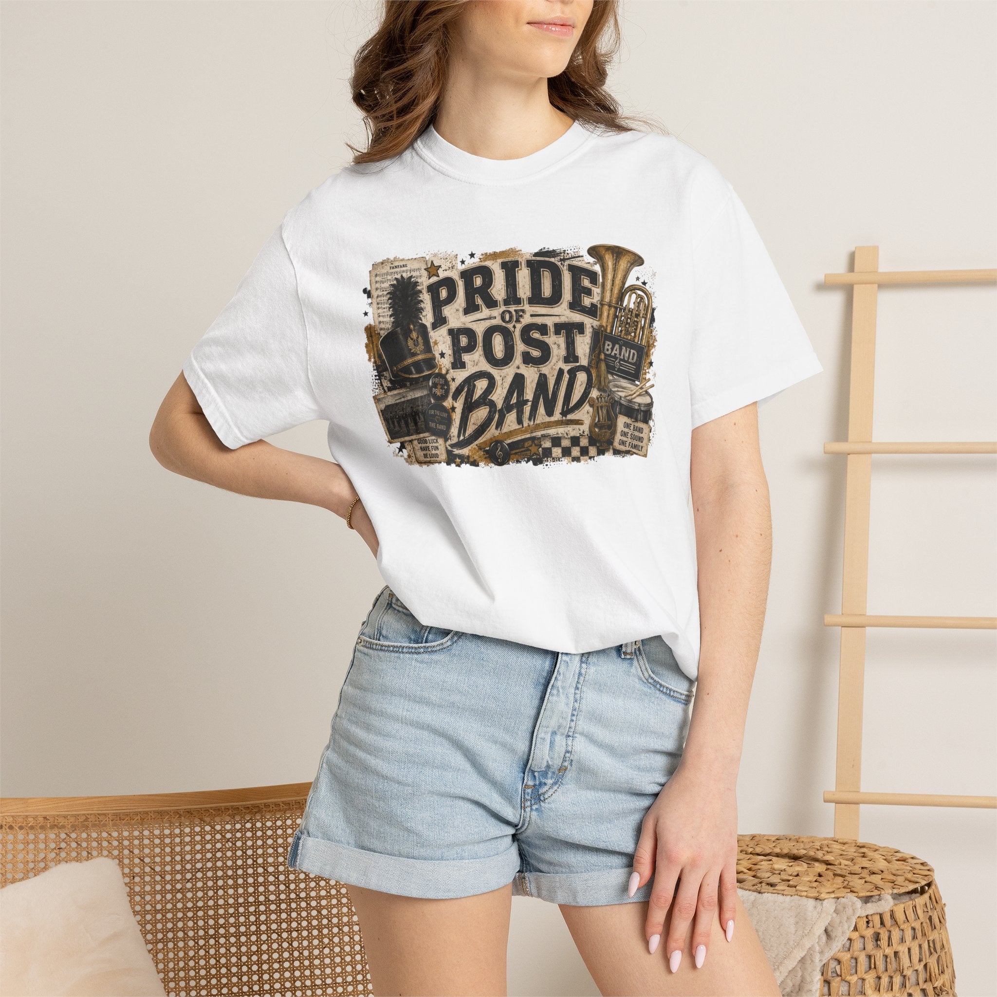 Pride of Post Band T-Shirt — Vintage Marching Band Tee