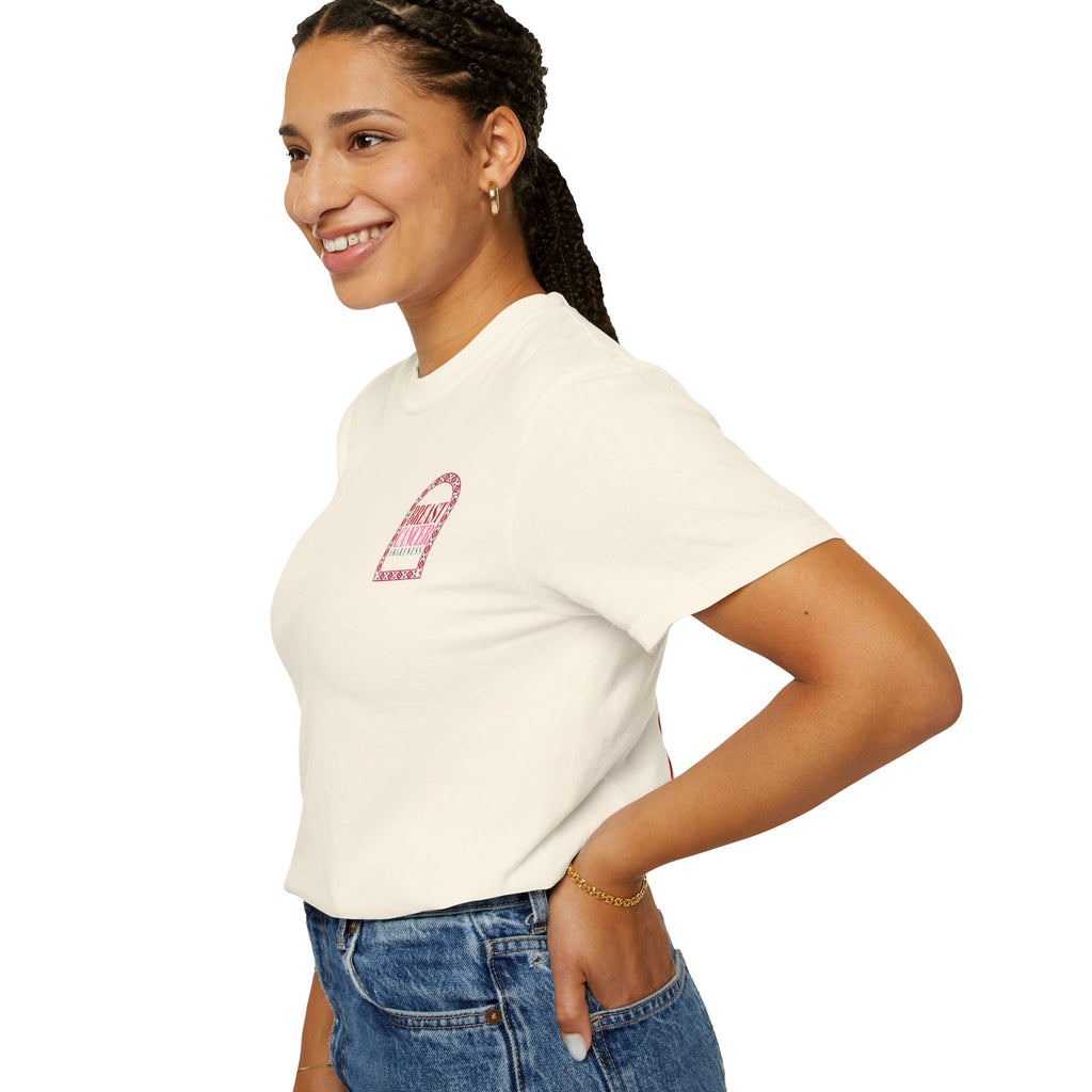 Breast Cancer Awareness T-Shirt — Pink Arch Design