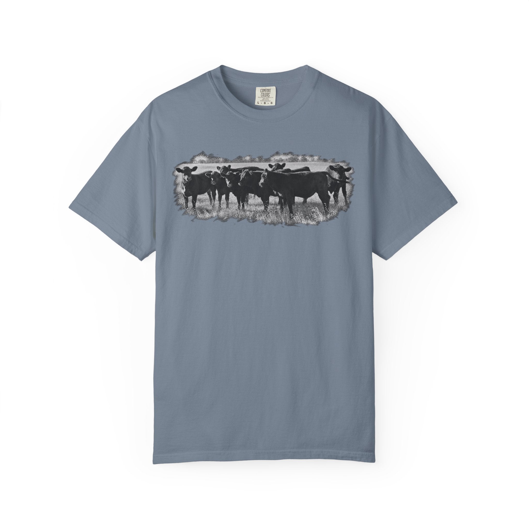 Cowboy Cattle Herd T-Shirt – Vintage Western Ranch Graphic Tee