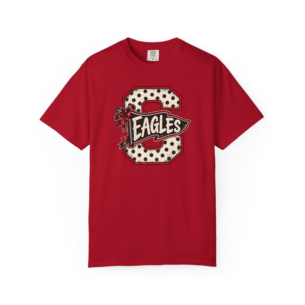 Vintage Polka Dot 'Eagles' Letterman T-Shirt