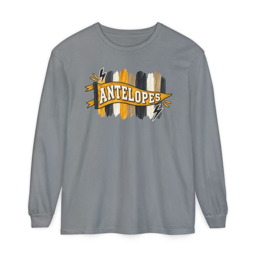 Antelopes Brushstroke Long Sleeve Tee