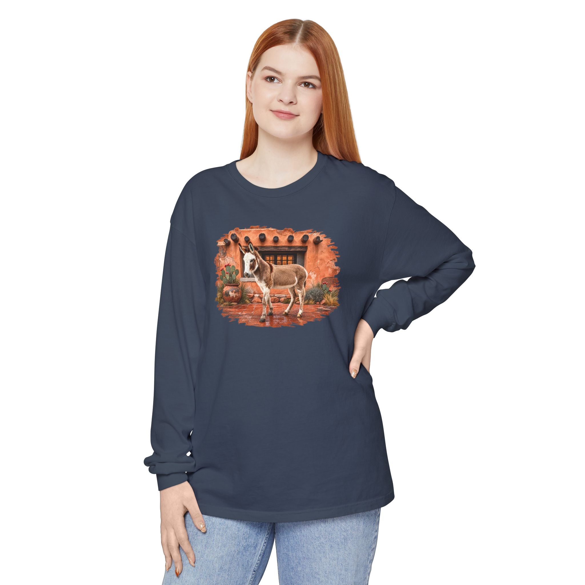 Southwestern Donkey Long Sleeve Tee