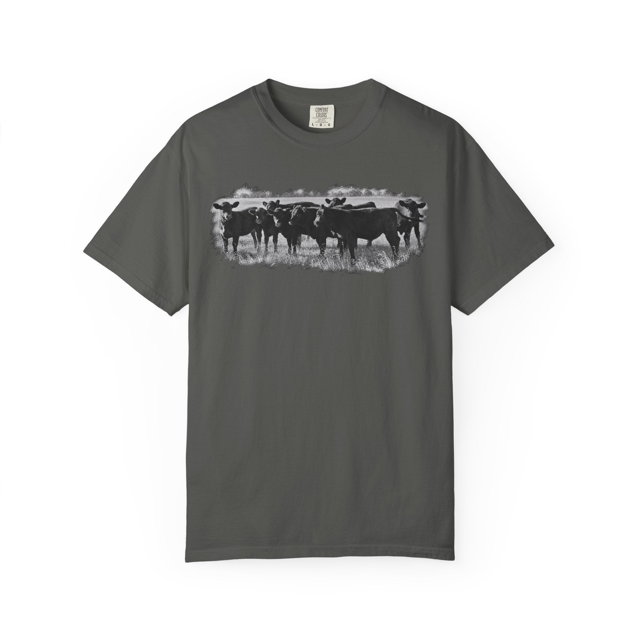 Cowboy Cattle Herd T-Shirt – Vintage Western Ranch Graphic Tee