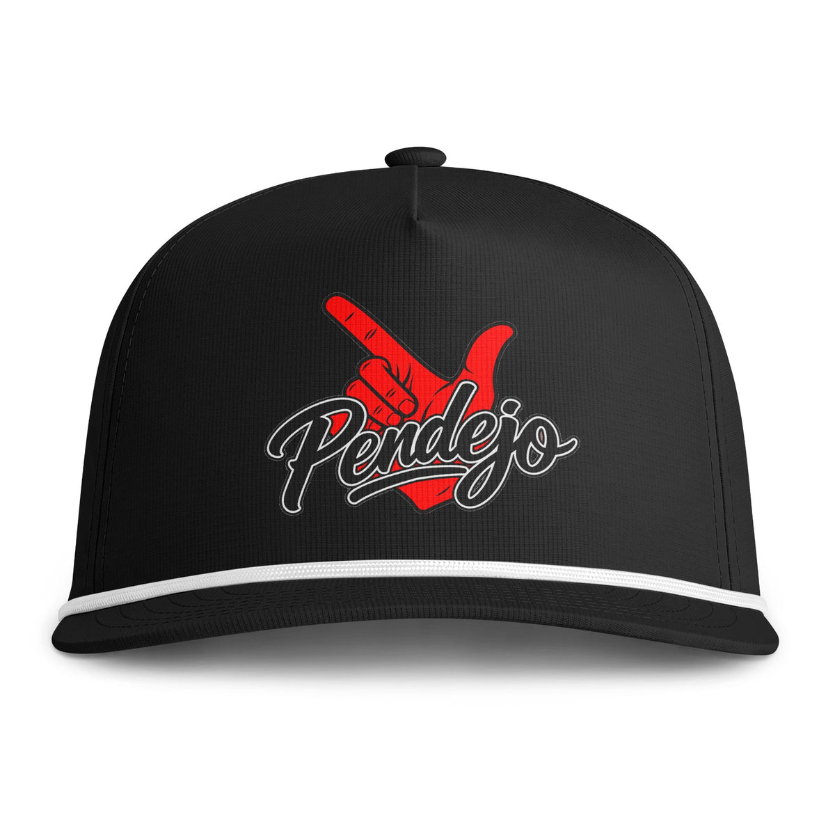 Sunwashed Rope Cap — 'Pendejo' Shaka Embroidered Snapback Hat