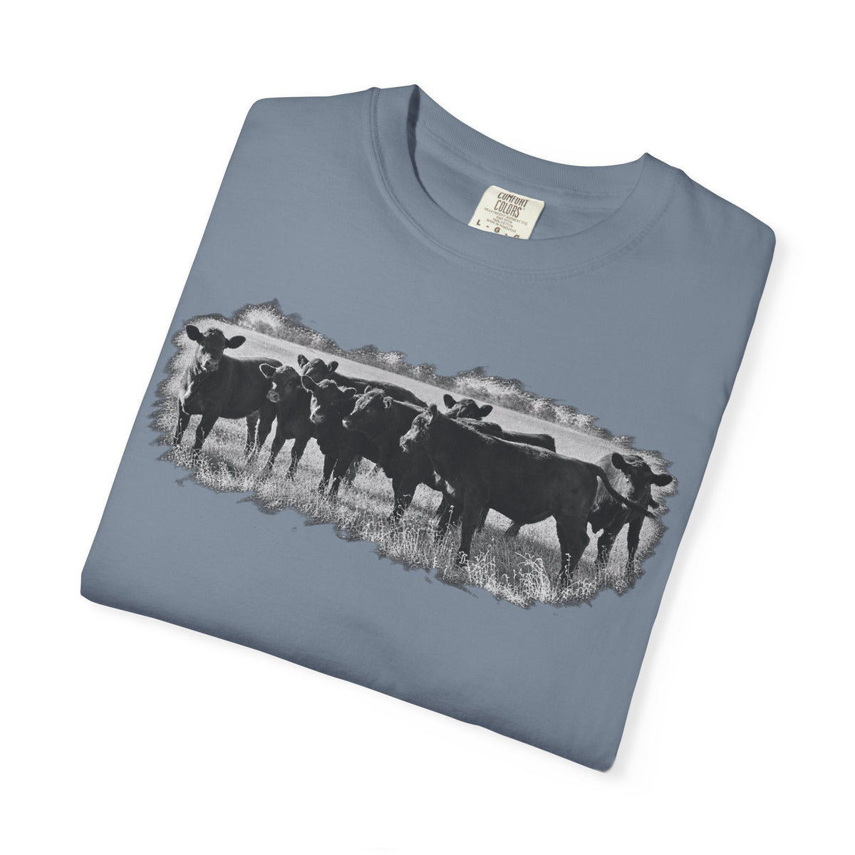 Cowboy Cattle Herd T-Shirt – Vintage Western Ranch Graphic Tee