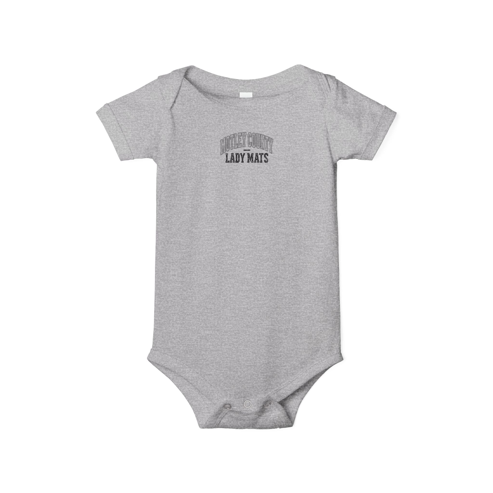 Infant One-Piece Bodysuit — "Mighty Cute Lady Mats" School/Team Baby Gift