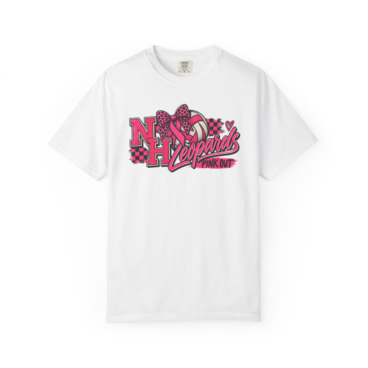 NH Leopards Pink Out Volleyball T-Shirt