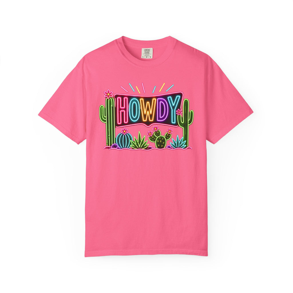 Neon Howdy Cactus T-Shirt