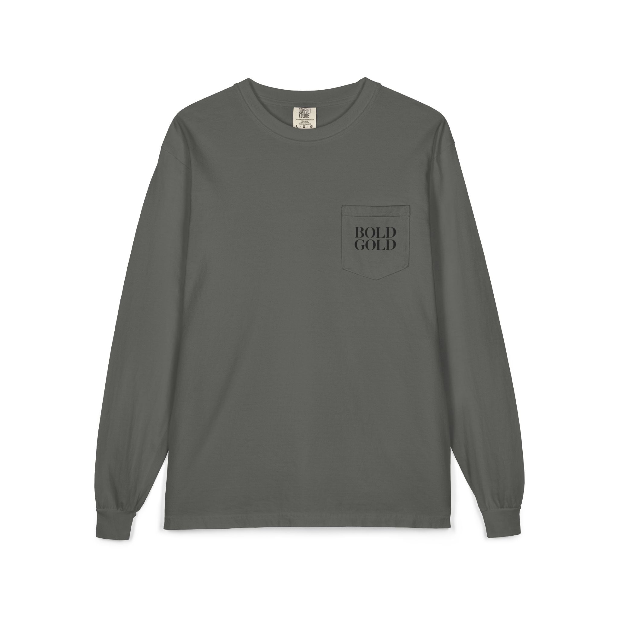 Bold Gold Antelopes Long Sleeve Pocket Tee