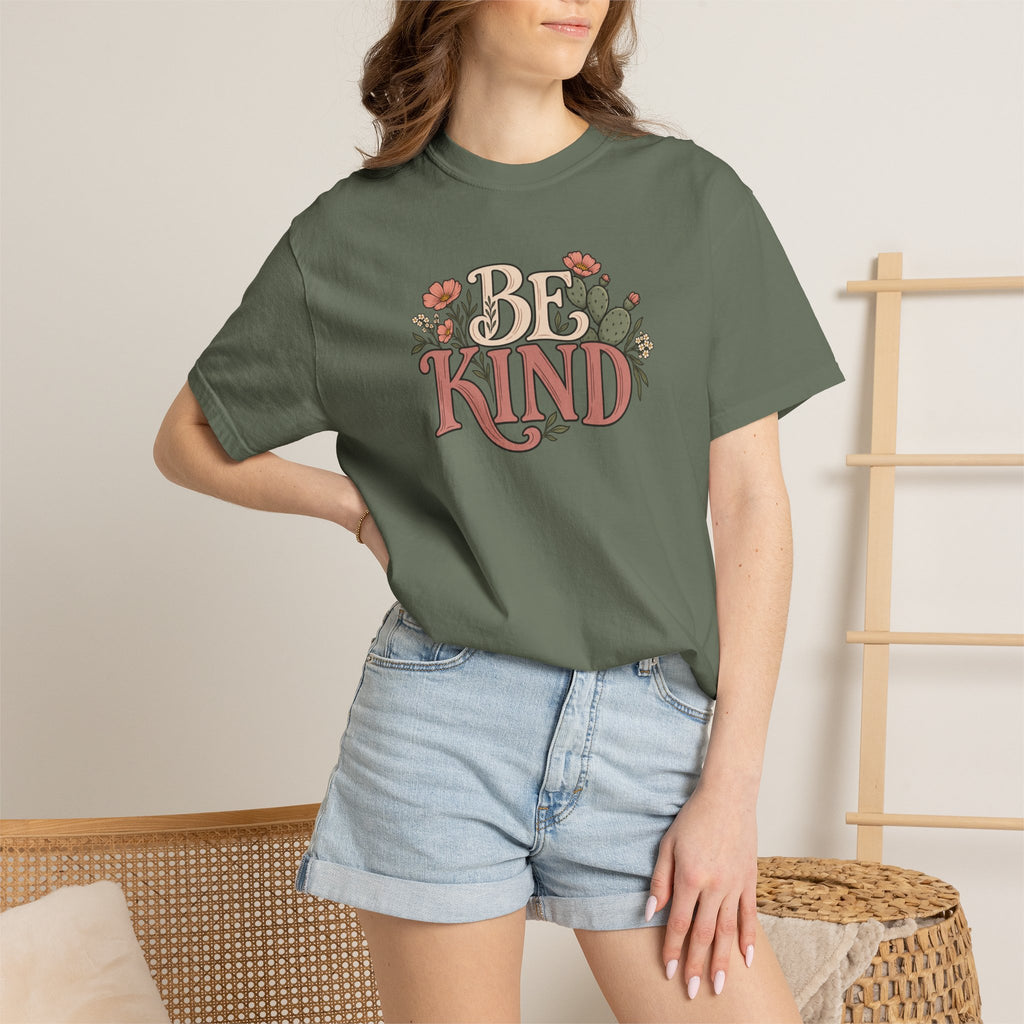 Be Kind Floral T-Shirt — Vintage Floral Graphic Tee