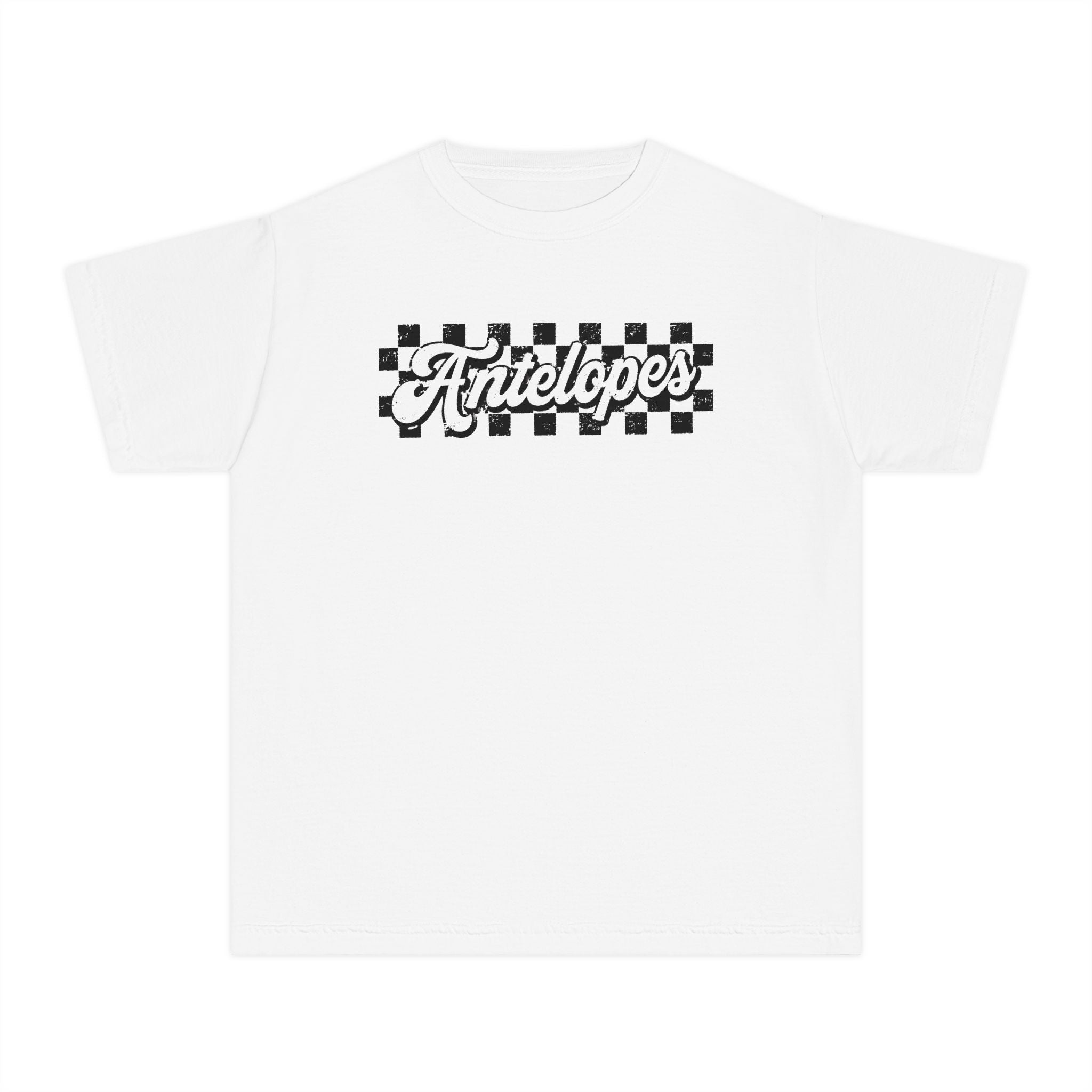 Antelopes Checkerboard Youth Tee
