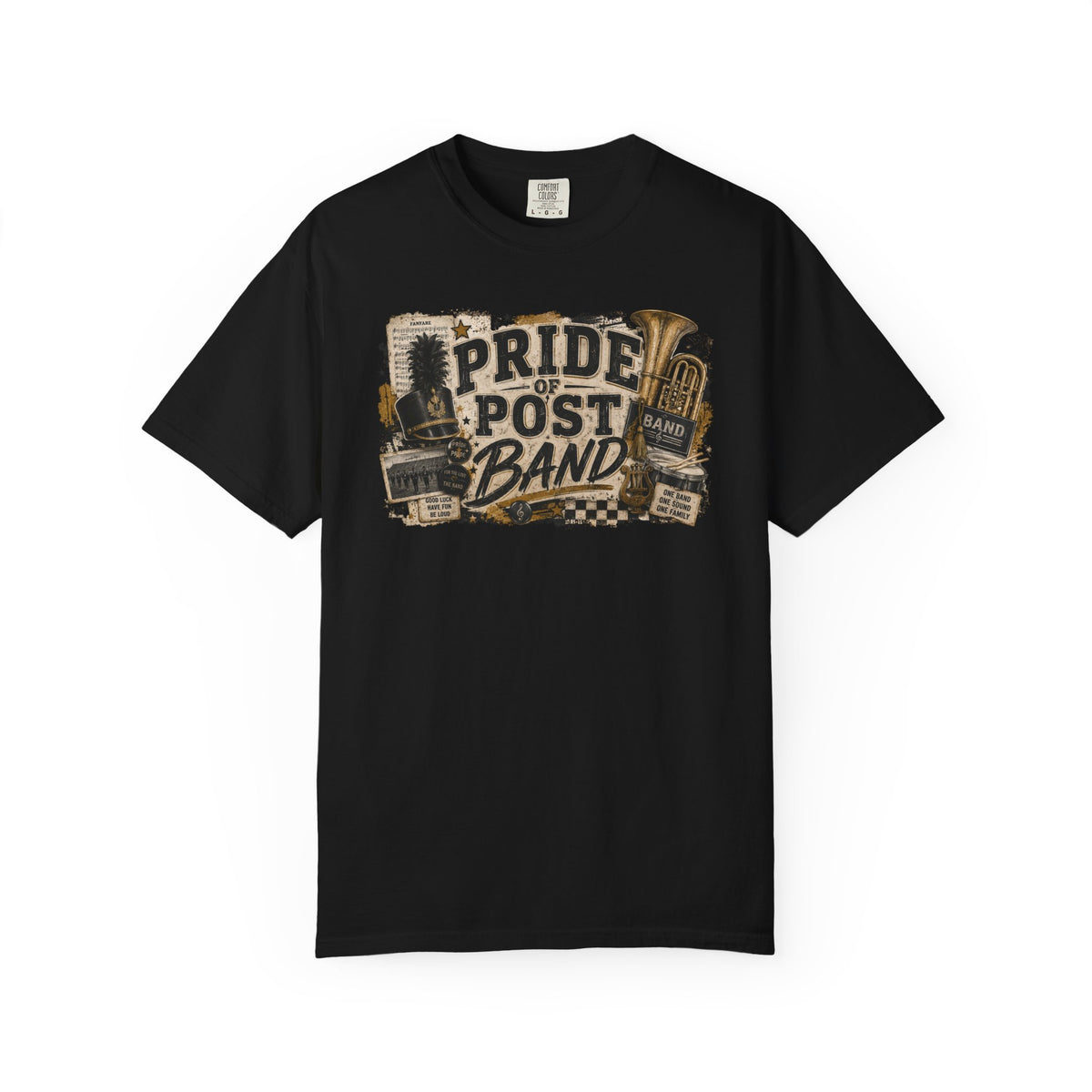 Pride of Post Band T-Shirt — Vintage Marching Band Tee