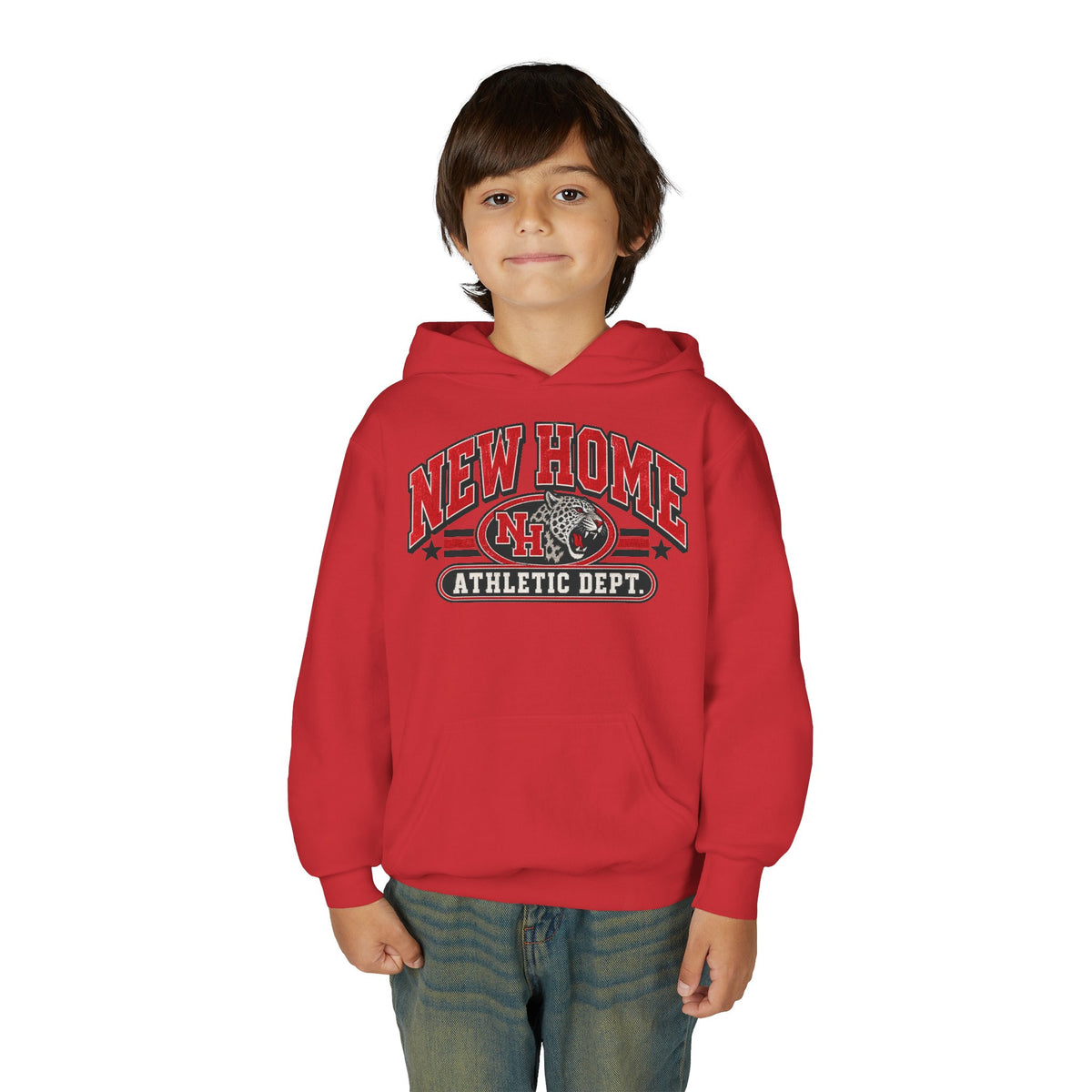 Youth Hoodie - New Home Athletic Dept. Football Logo