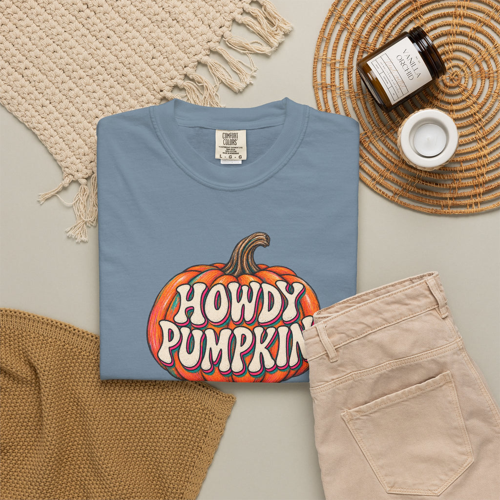 Howdy Pumpkin T-Shirt — Fall Western Graphic Tee
