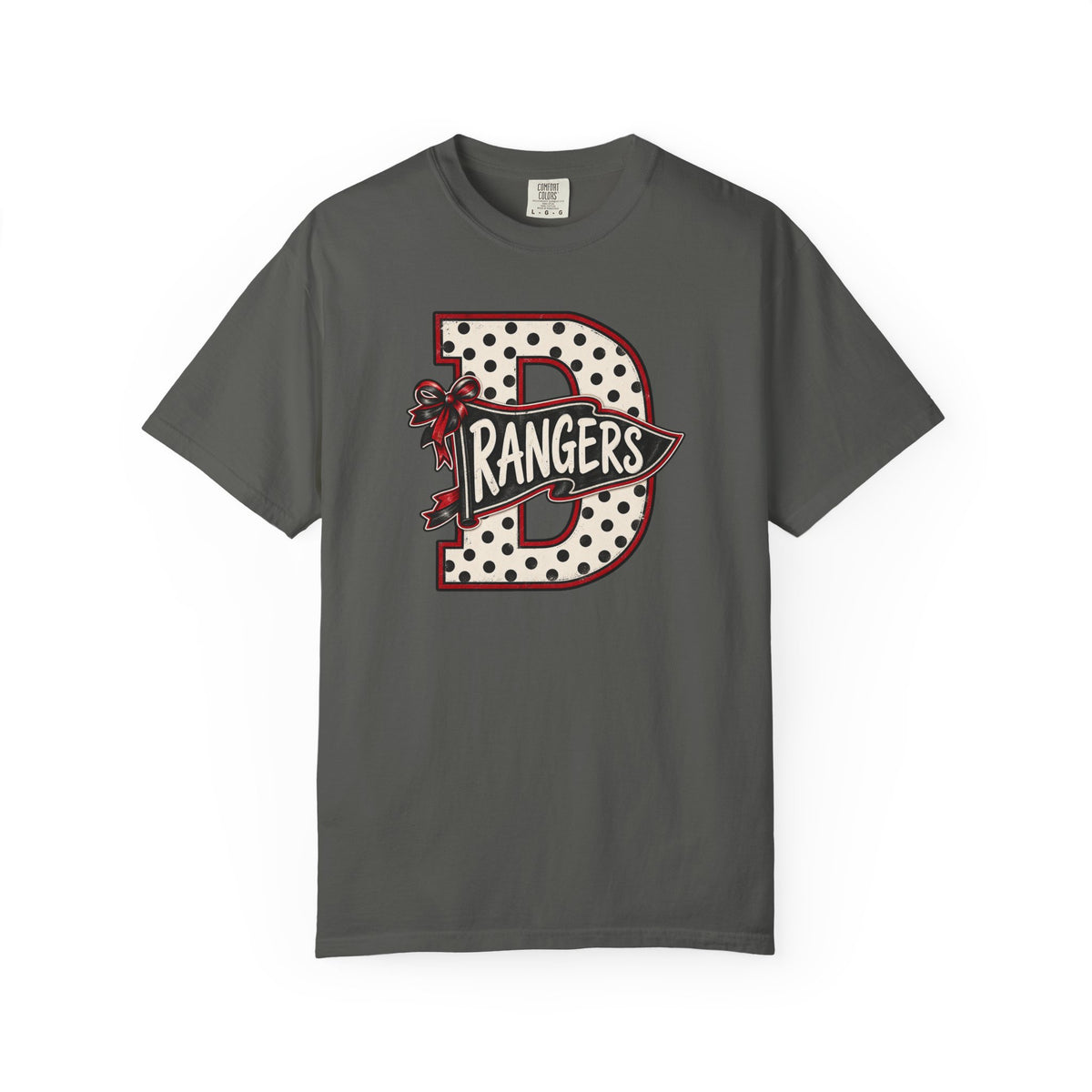 Rangers Vintage Letter 'D' Graphic T-Shirt