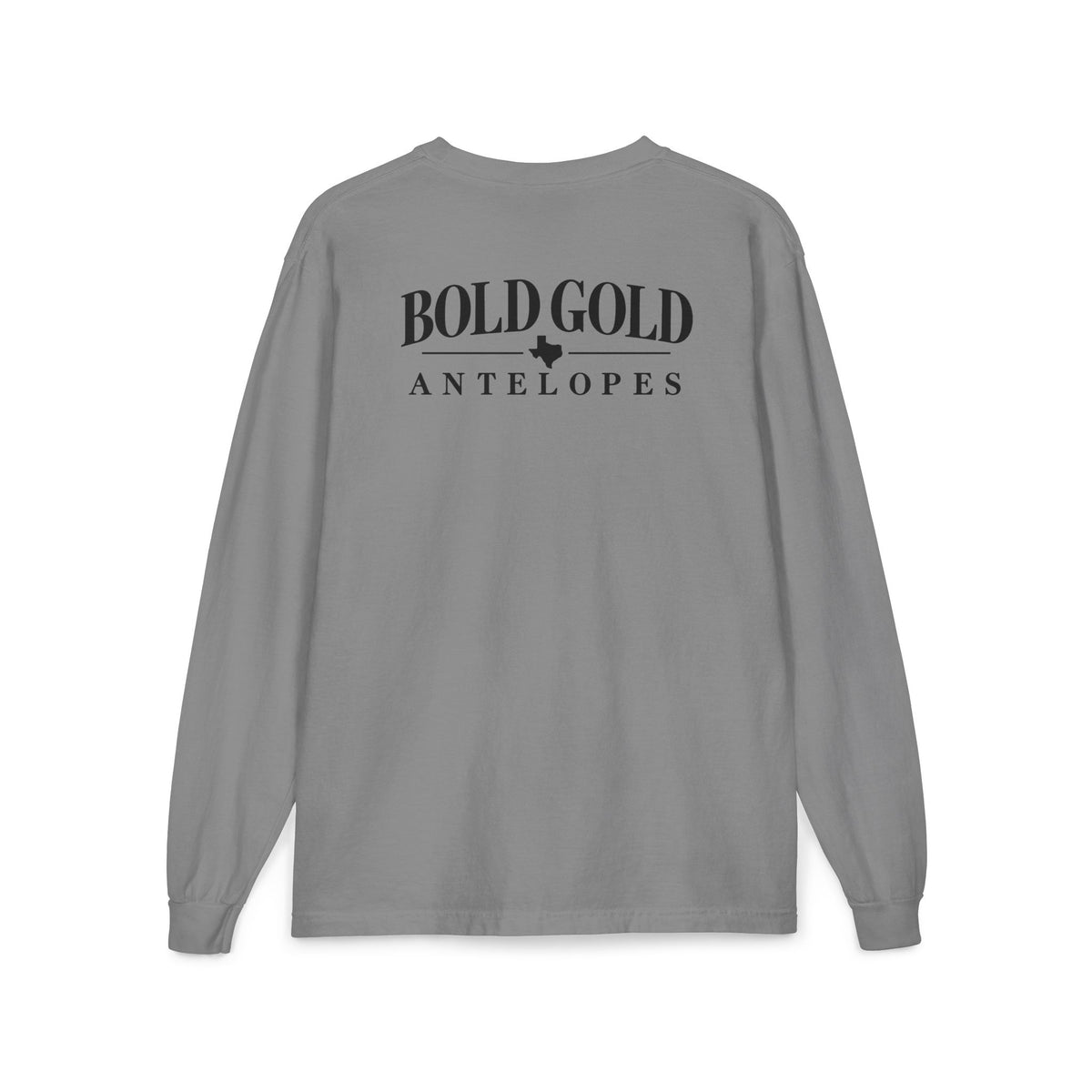 Bold Gold Antelopes Long Sleeve Pocket Tee