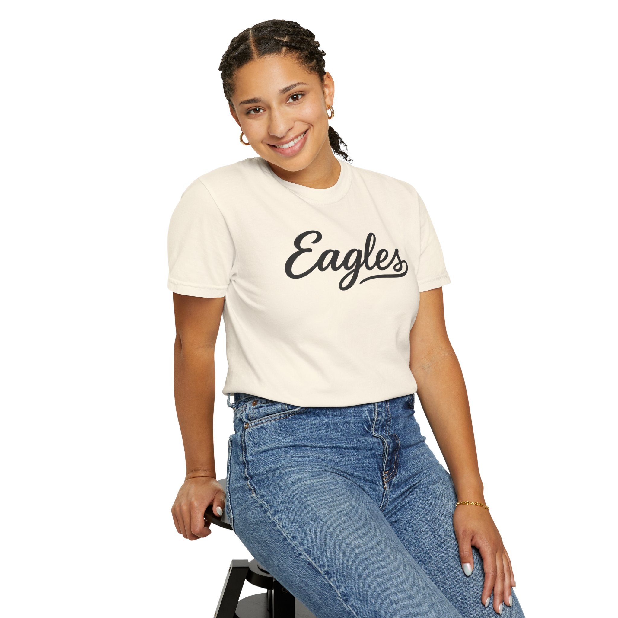 Eagles Script Tee — Vintage Athletic Logo T-Shirt