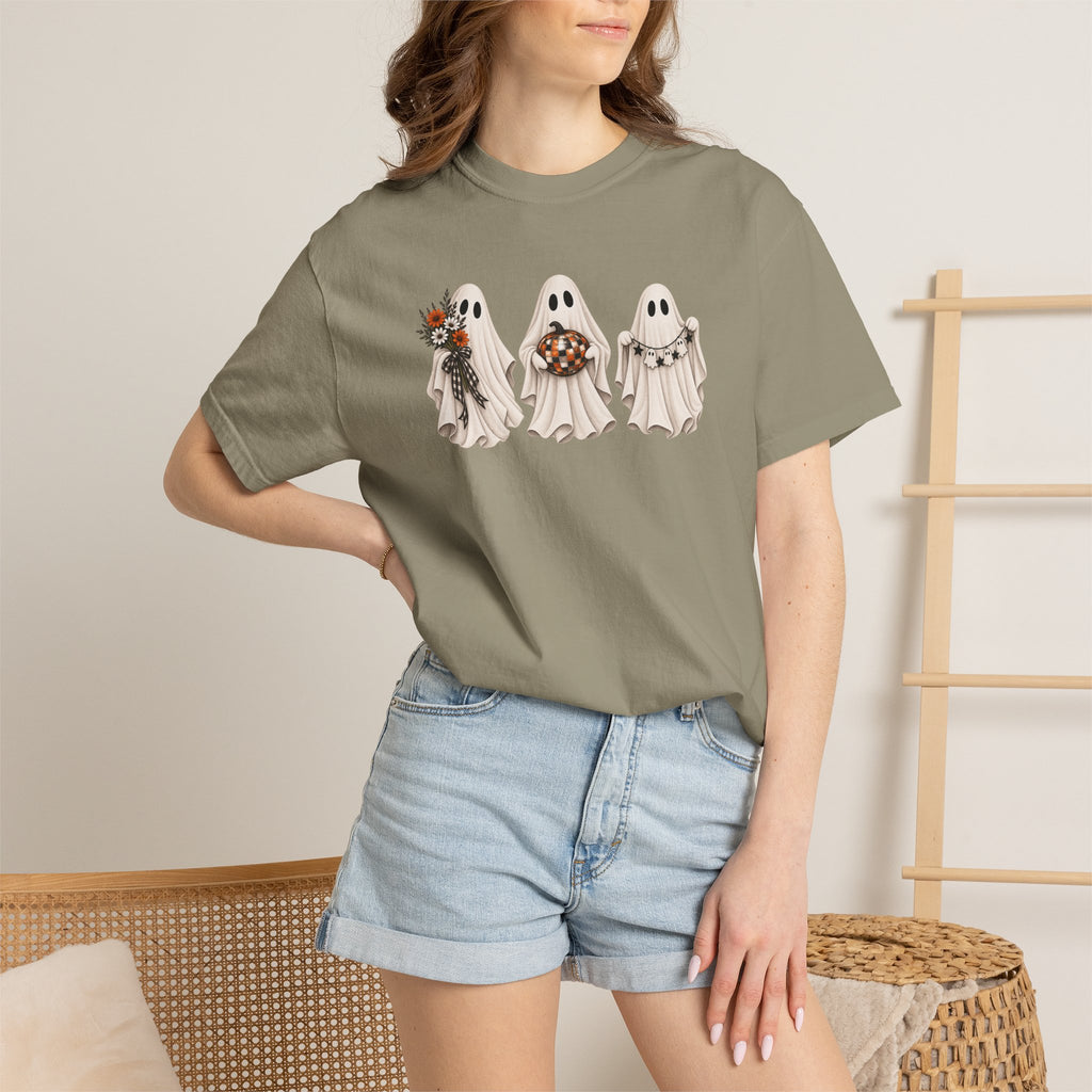 Ghost Trio Halloween T-Shirt — Cute Spooky Costume Candy Design