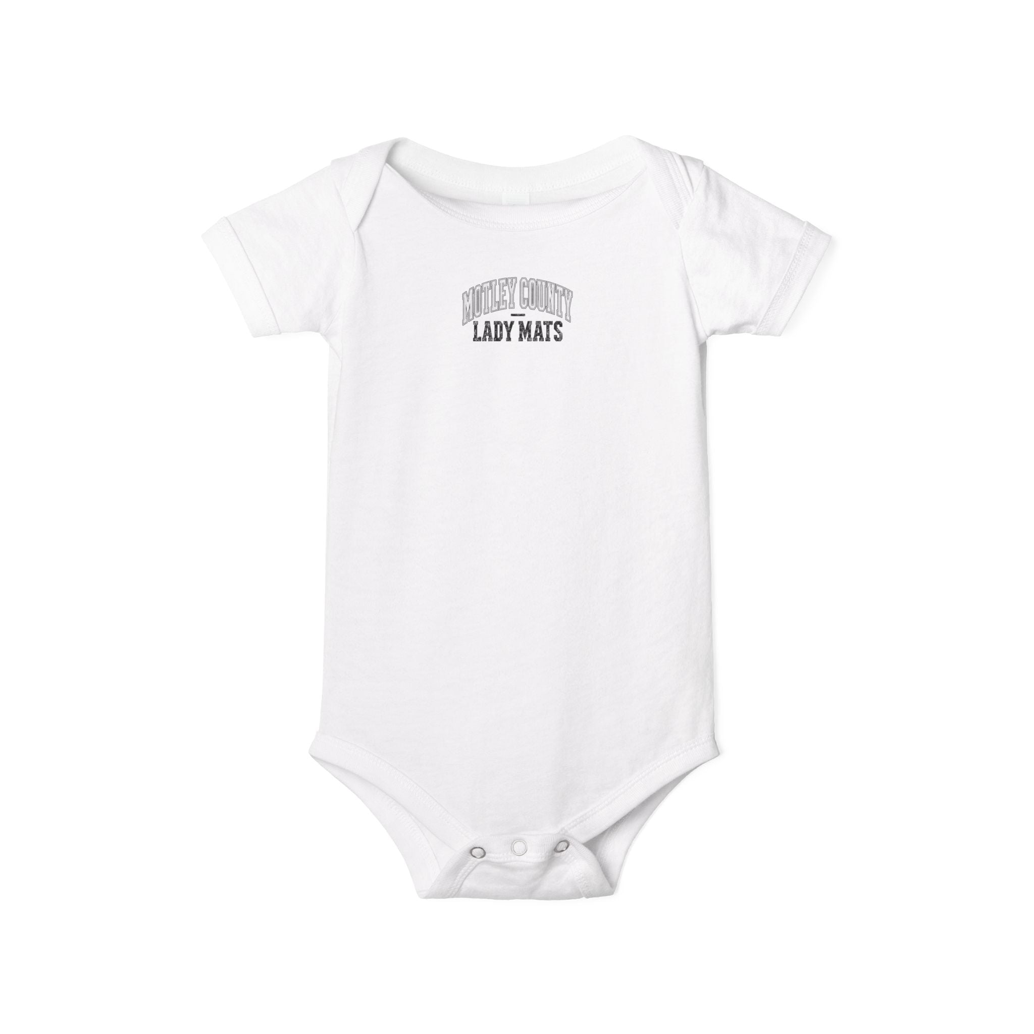 Infant One-Piece Bodysuit — "Mighty Cute Lady Mats" School/Team Baby Gift
