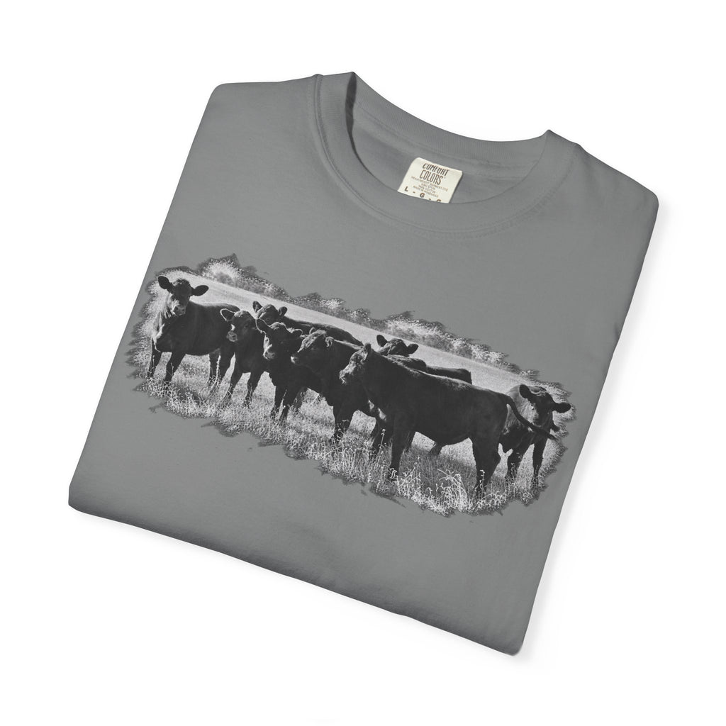 Cowboy Cattle Herd T-Shirt – Vintage Western Ranch Graphic Tee