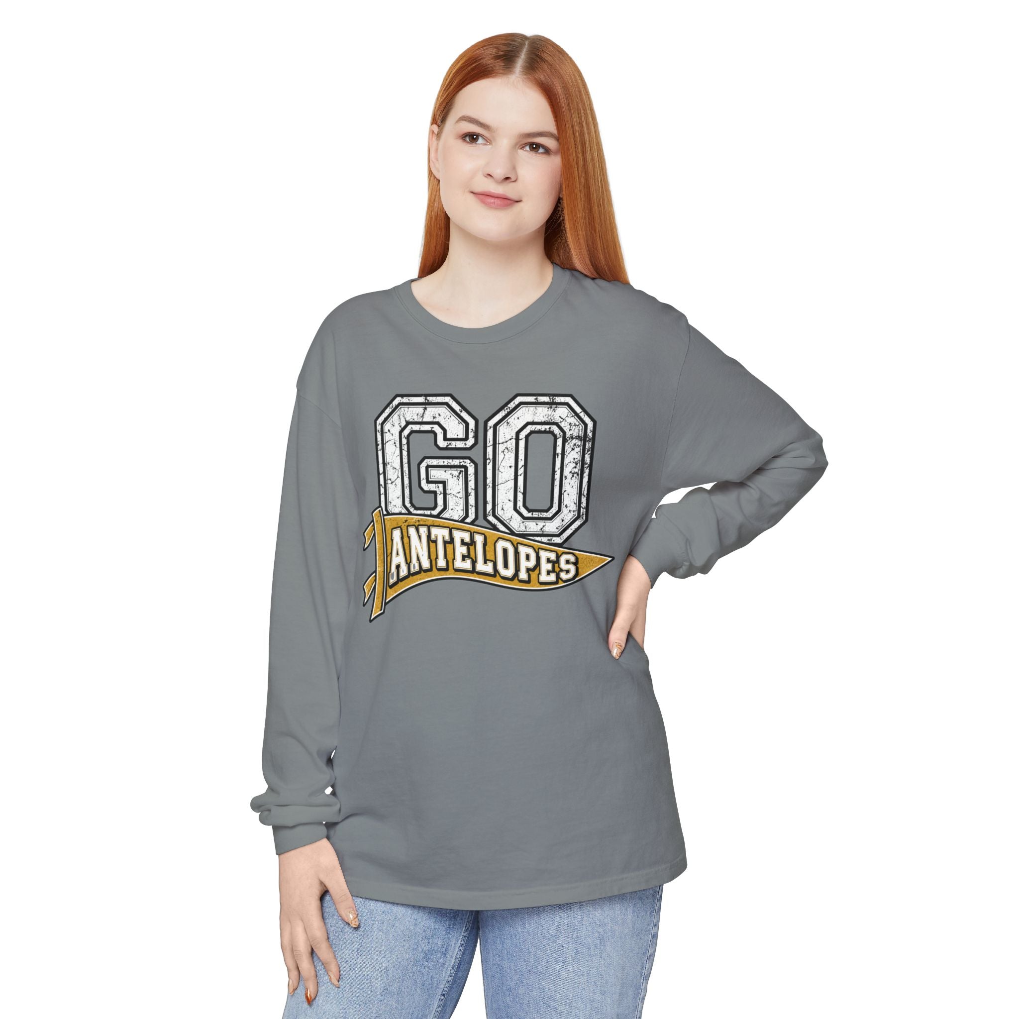Go Antelopes Long Sleeve Tee