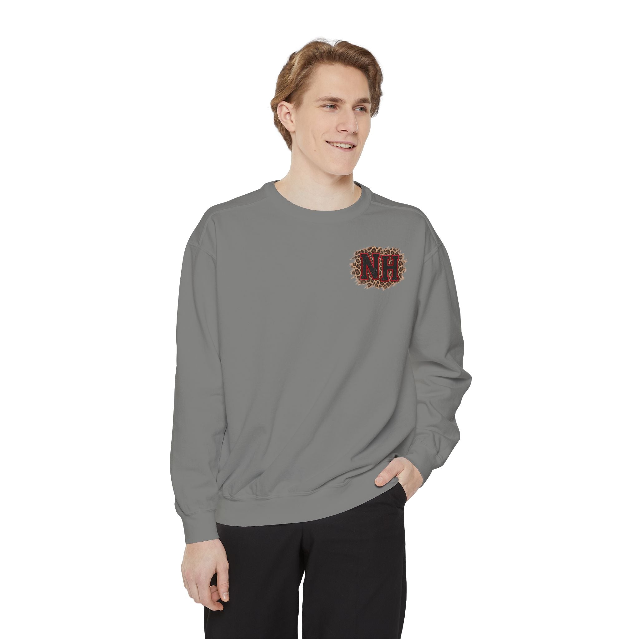New Home Leopards Leopard-Print Crewneck Sweatshirt