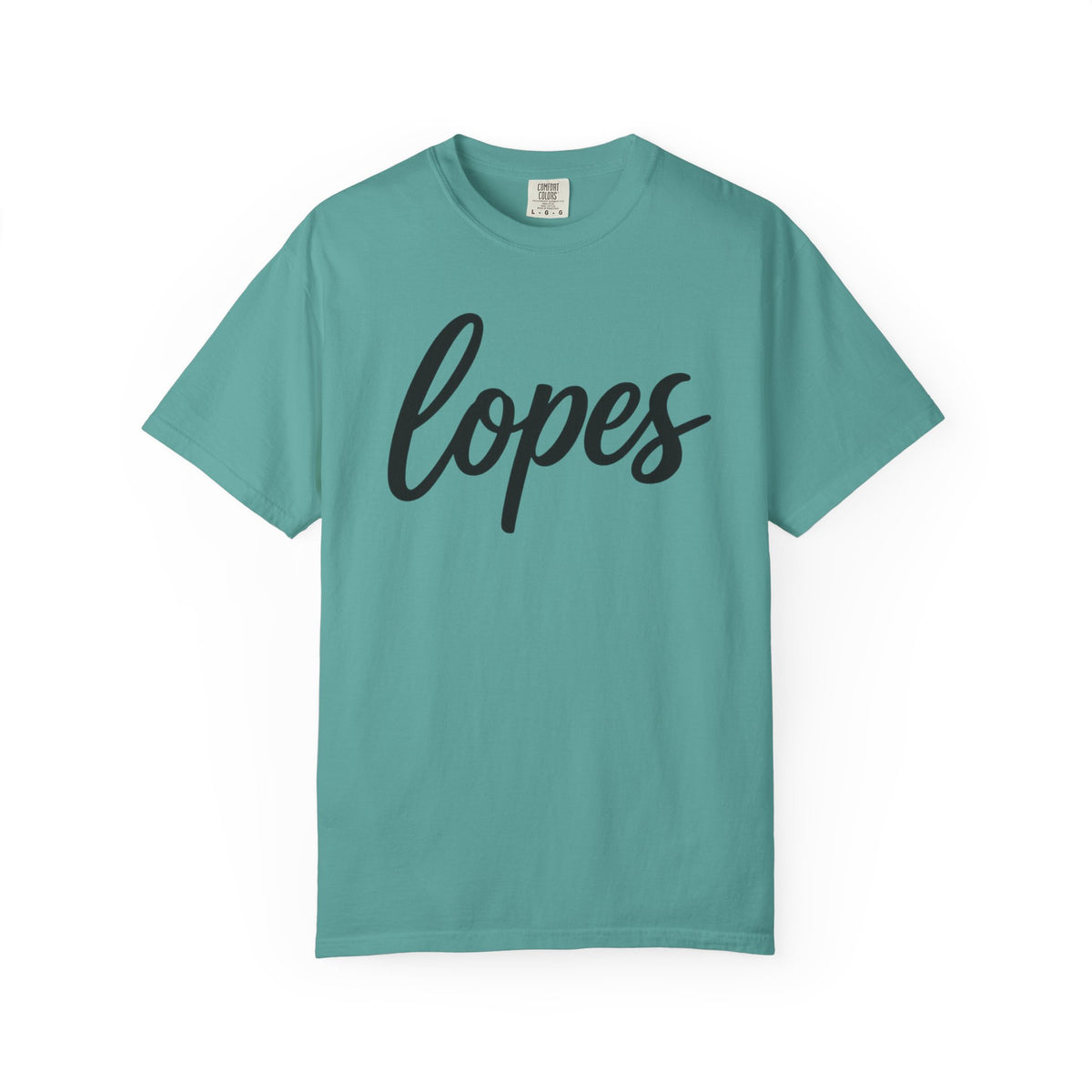 Lopes Script Tee — Personalized Name Graphic T-Shirt