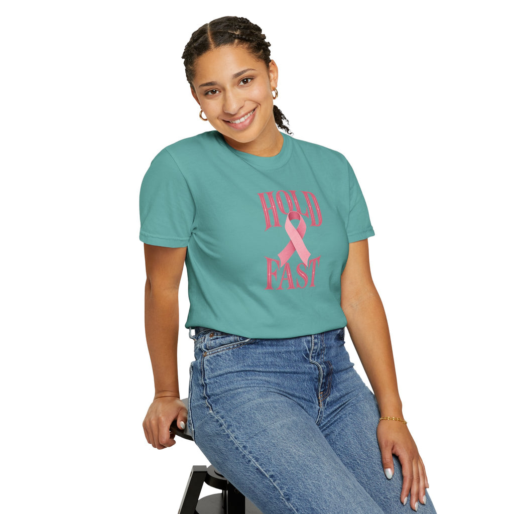 Hold Fast Pink Ribbon T‑Shirt